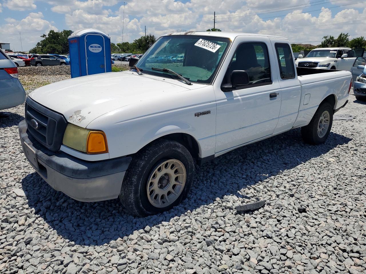 2004 Ford Ranger White vin: 1FTYR14U34PB27527