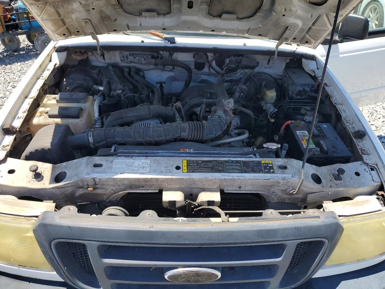 2004 Ford Ranger White vin: 1FTYR14U34PB27527