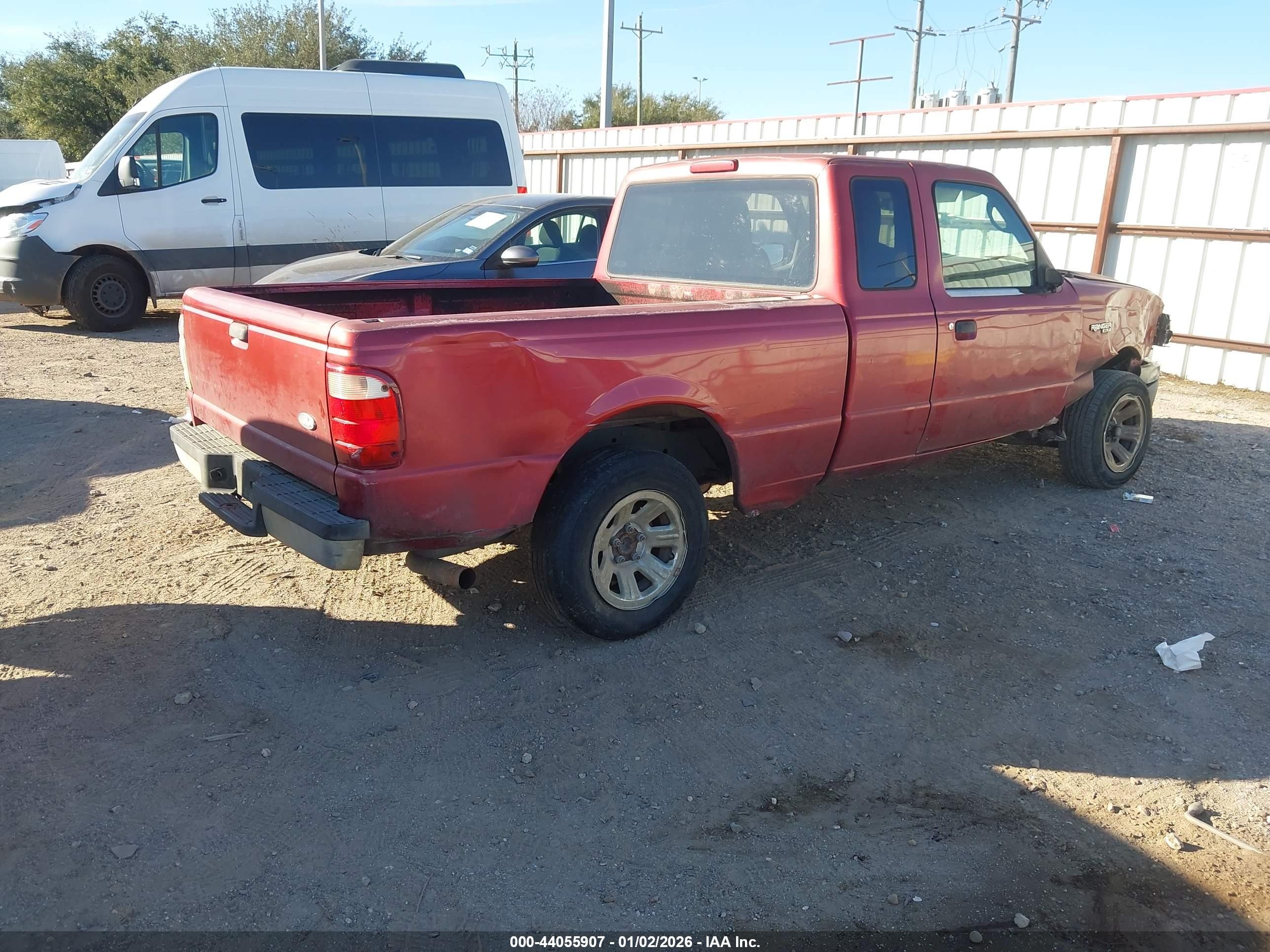 2004 Ford Ranger Edge/tremor/xl/xlt Red vin: 1FTYR14U34PB42853