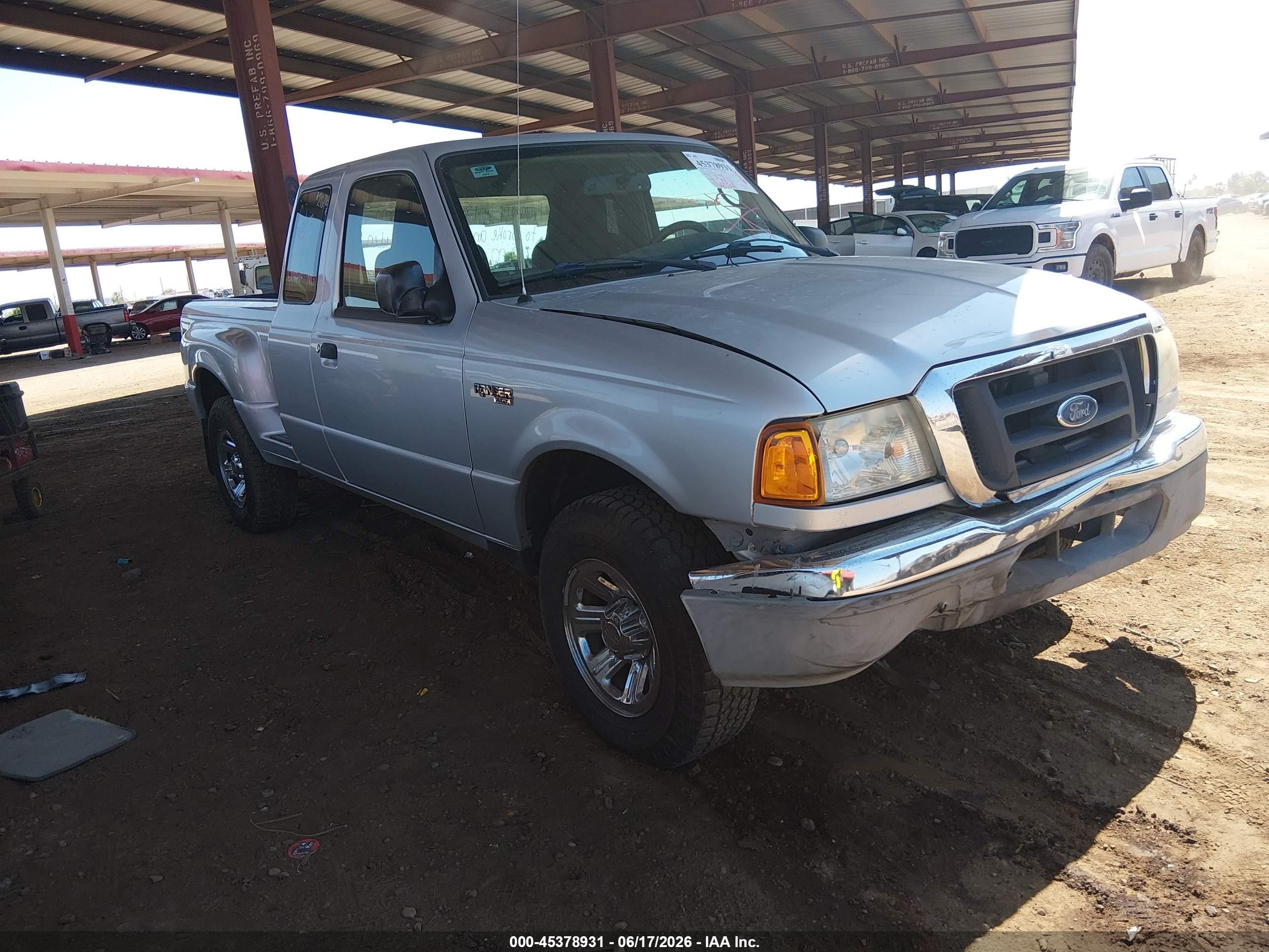 2004 Ford Ranger Edge/tremor/xl/xlt Silver vin: 1FTYR14U34PB55716