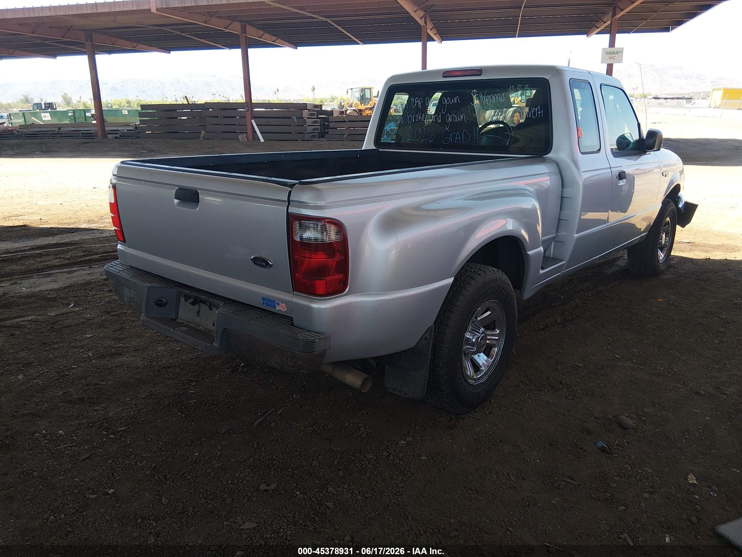 2004 Ford Ranger Edge/tremor/xl/xlt Silver vin: 1FTYR14U34PB55716