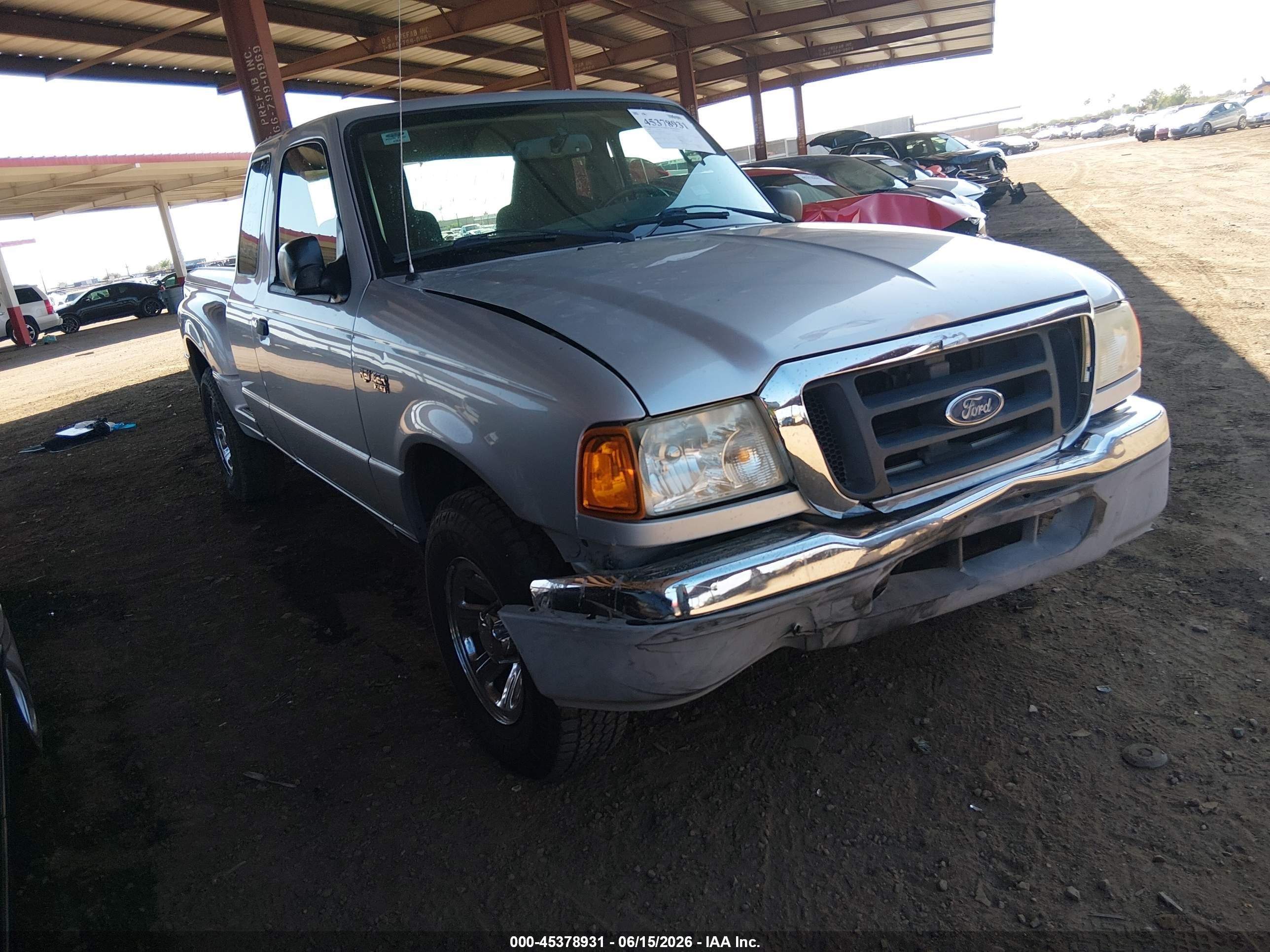 2004 Ford Ranger Edge/tremor/xl/xlt Silver vin: 1FTYR14U34PB55716