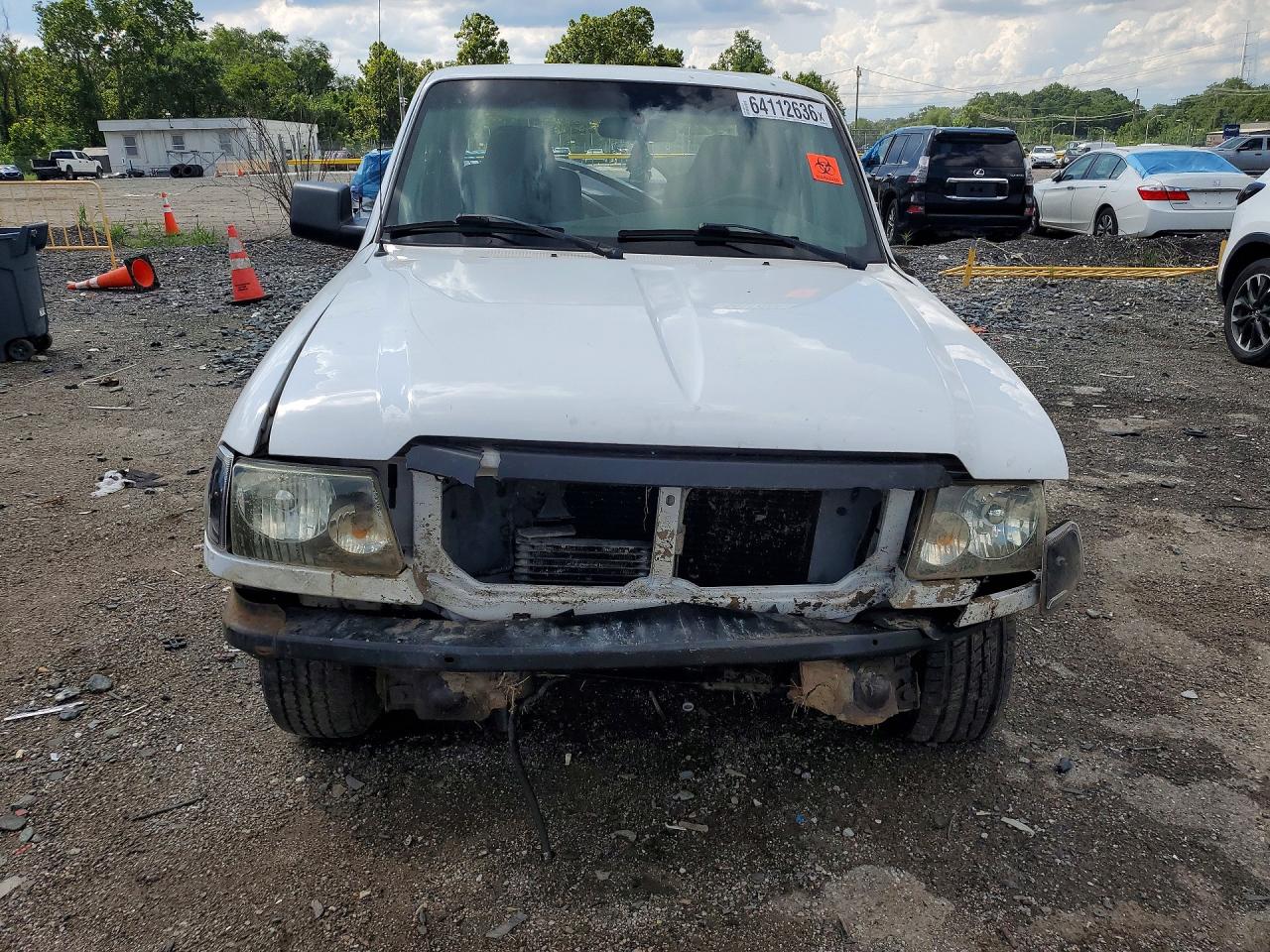 2006 Ford Ranger Super Cab White vin: 1FTYR14U36PA95021