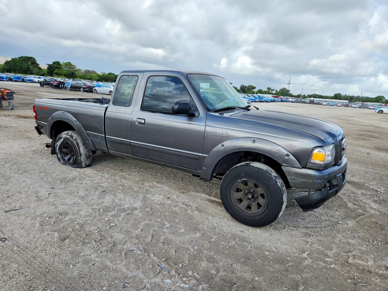 2007 Ford Ranger Super Cab Gray vin: 1FTYR14U37PA64238
