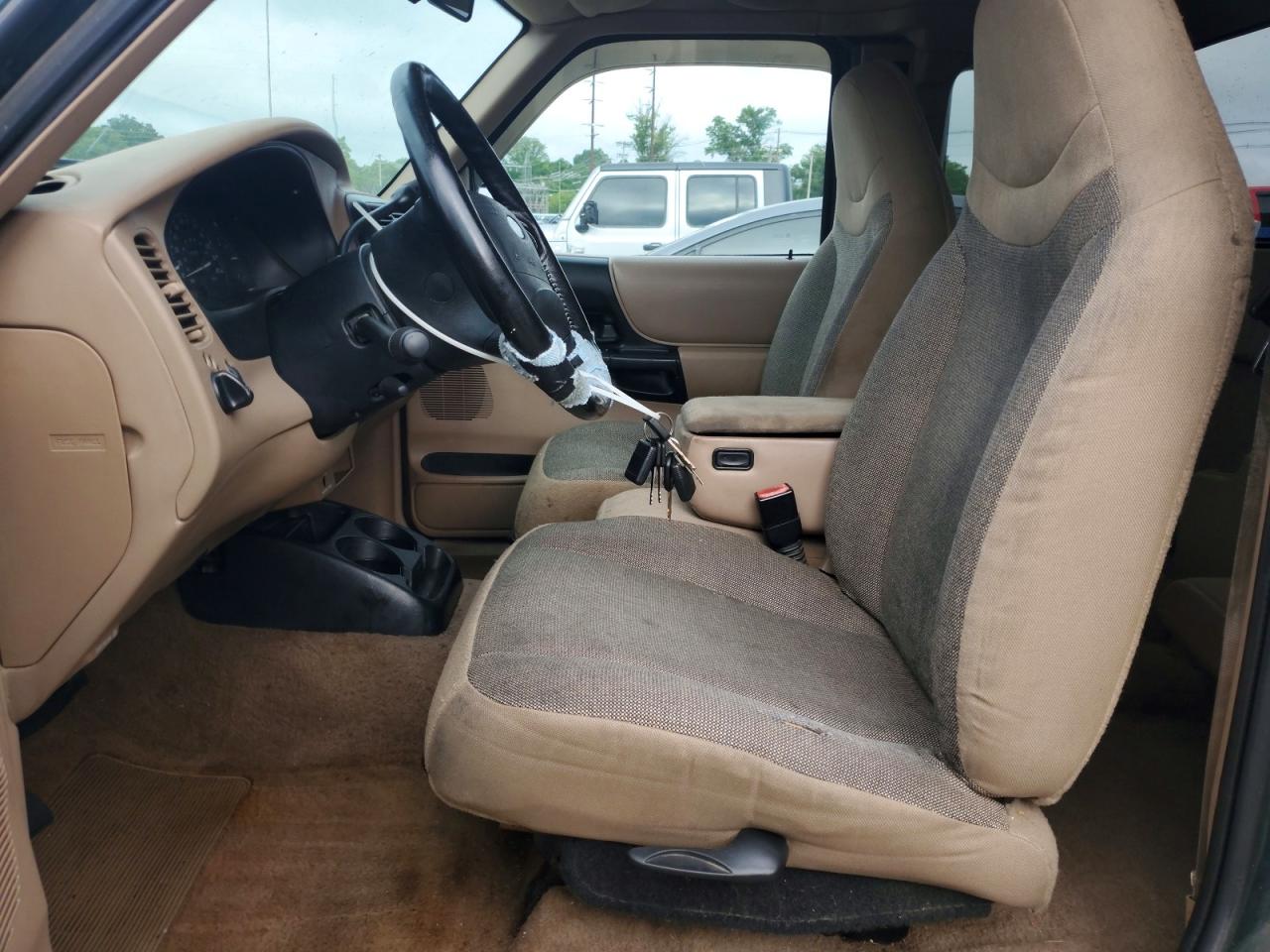 2001 Ford Ranger Super Cab Зеленый vin: 1FTYR14U41PA01284