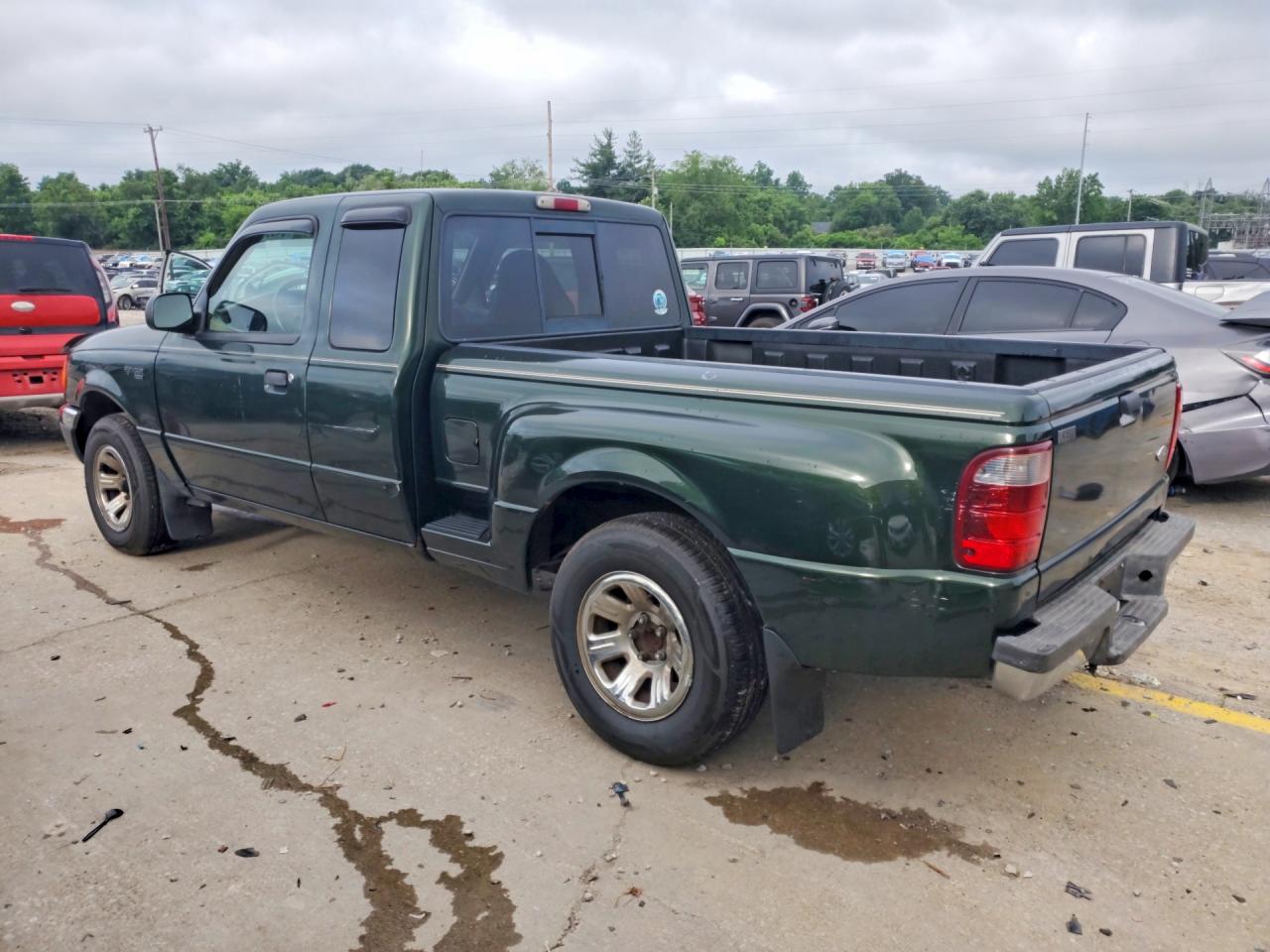 2001 Ford Ranger Super Cab Зеленый vin: 1FTYR14U41PA01284