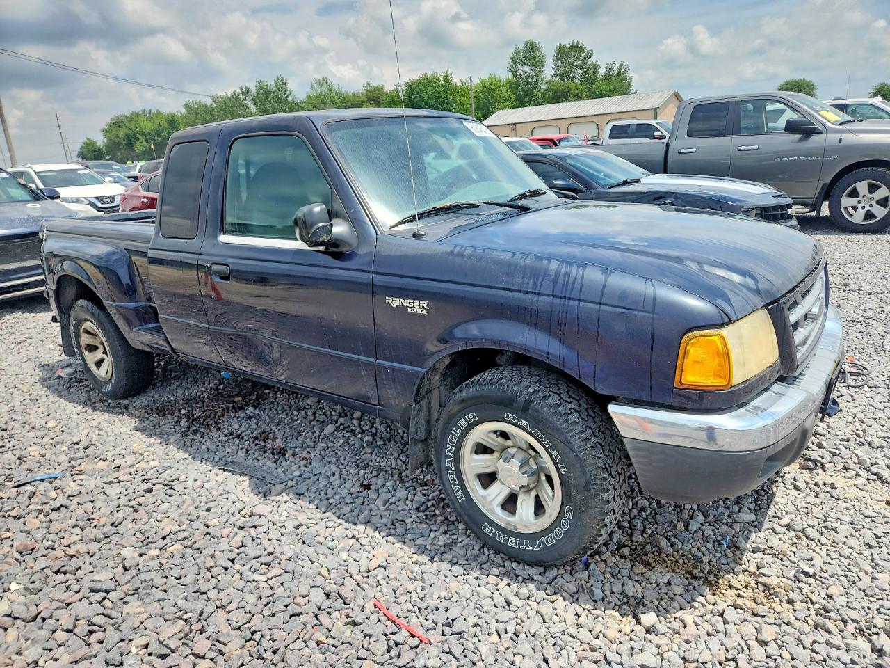 2001 Ford Ranger Super Cab Black vin: 1FTYR14U41PA74638
