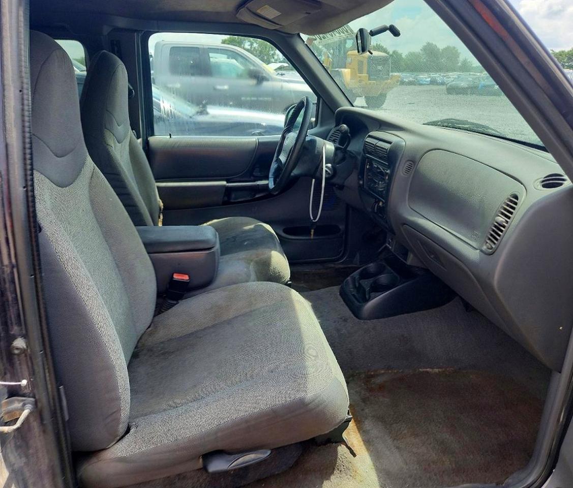 2001 Ford Ranger Super Cab Black vin: 1FTYR14U41PA74638