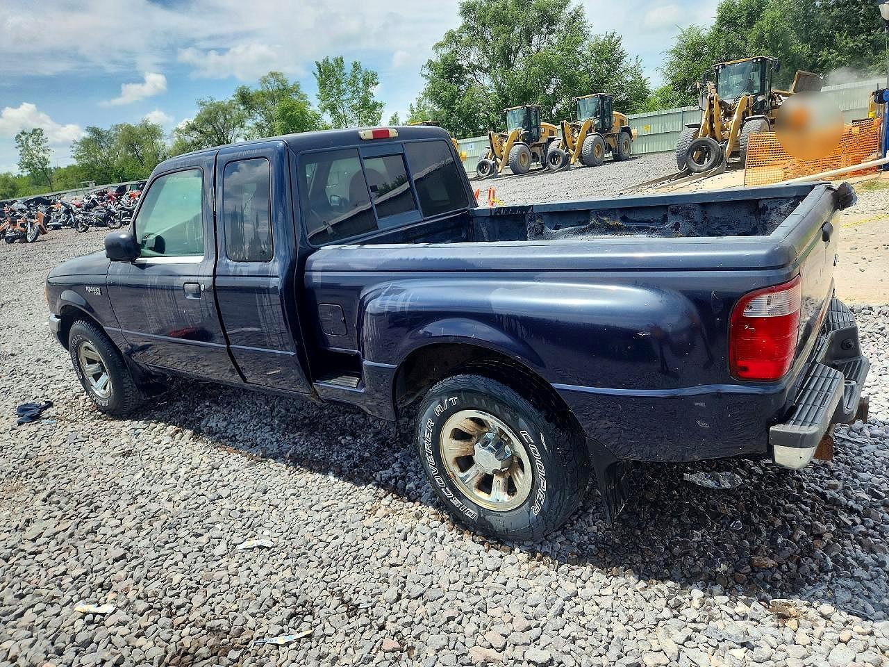 2001 Ford Ranger Super Cab Black vin: 1FTYR14U41PA74638