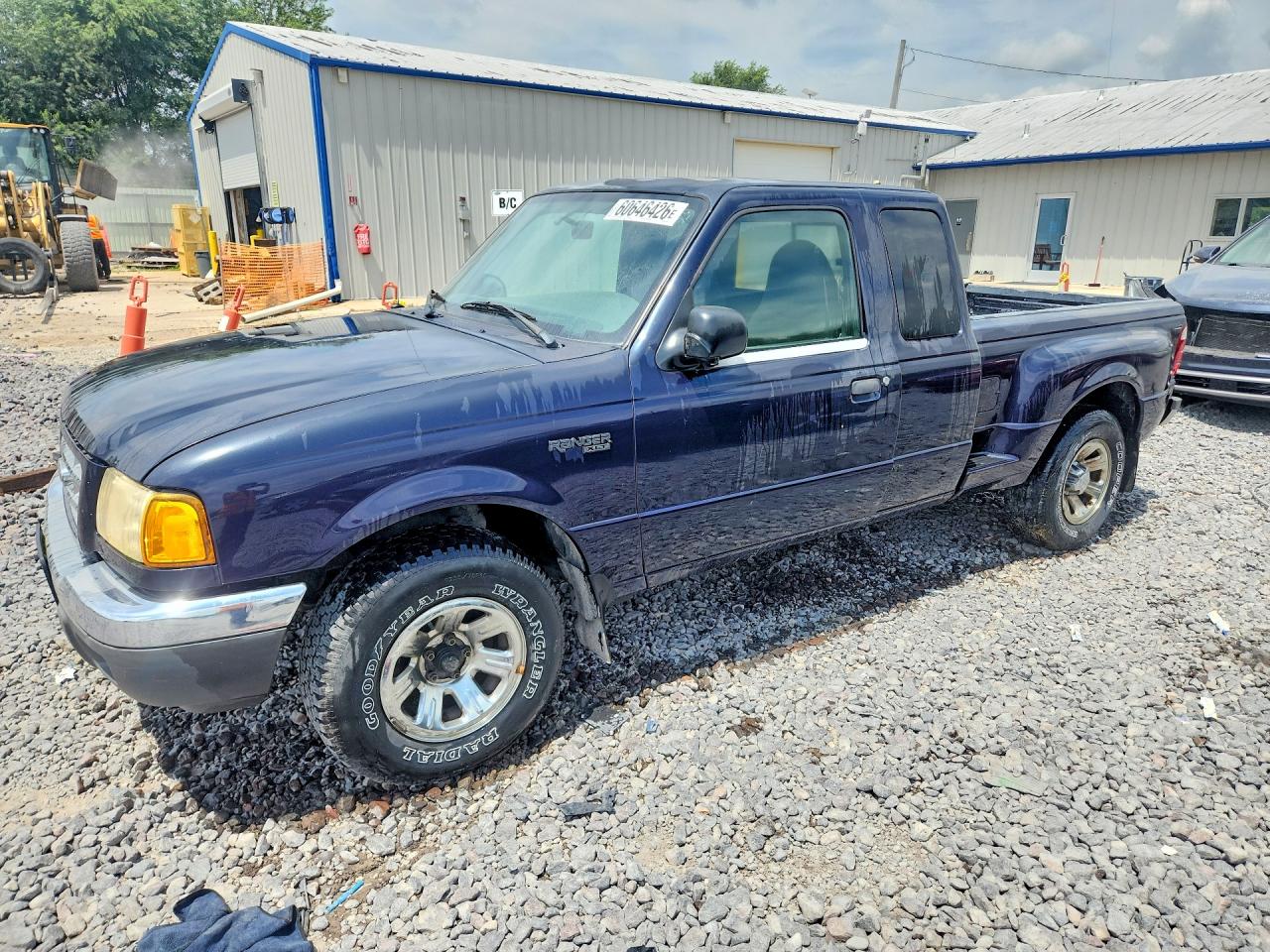 2001 Ford Ranger Super Cab Black vin: 1FTYR14U41PA74638