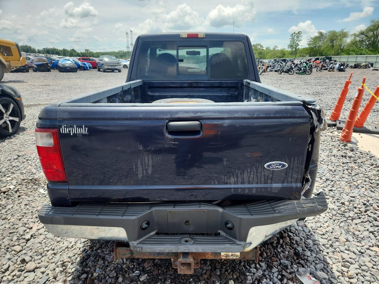 2001 Ford Ranger Super Cab Black vin: 1FTYR14U41PA74638