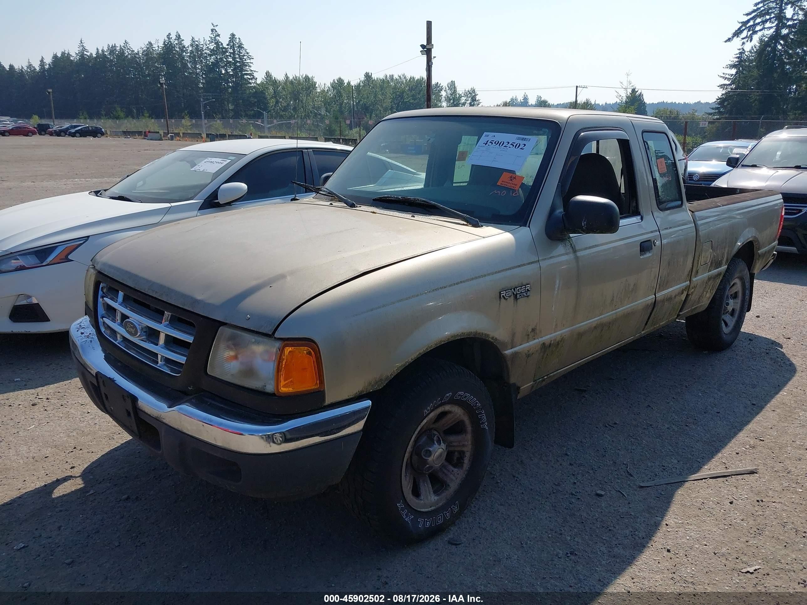 2001 Ford Ranger Edge/xl/xlt Gold vin: 1FTYR14U41PB26222
