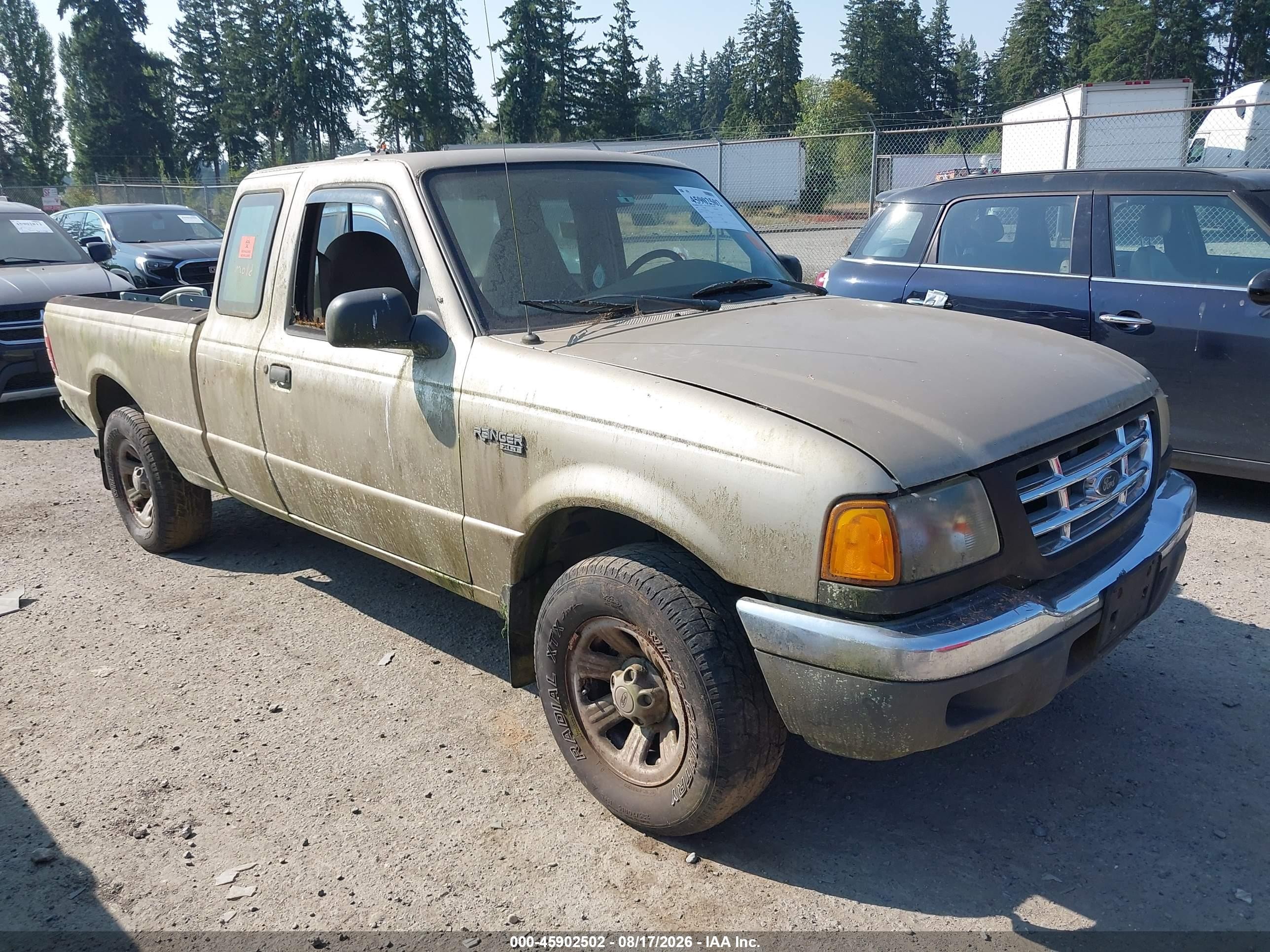 2001 Ford Ranger Edge/xl/xlt Gold vin: 1FTYR14U41PB26222