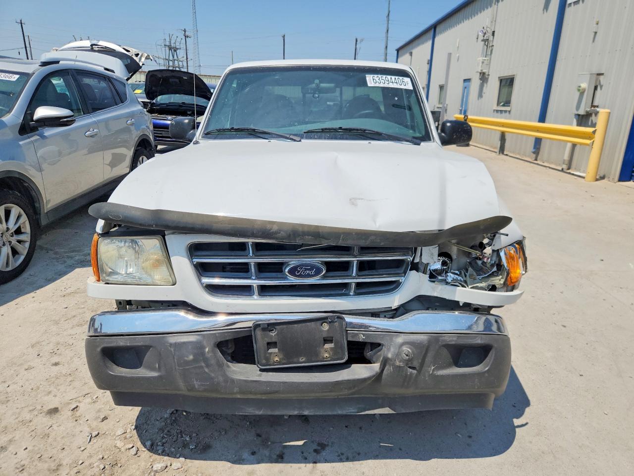 2002 Ford Ranger Super Cab White vin: 1FTYR14U42PA87293