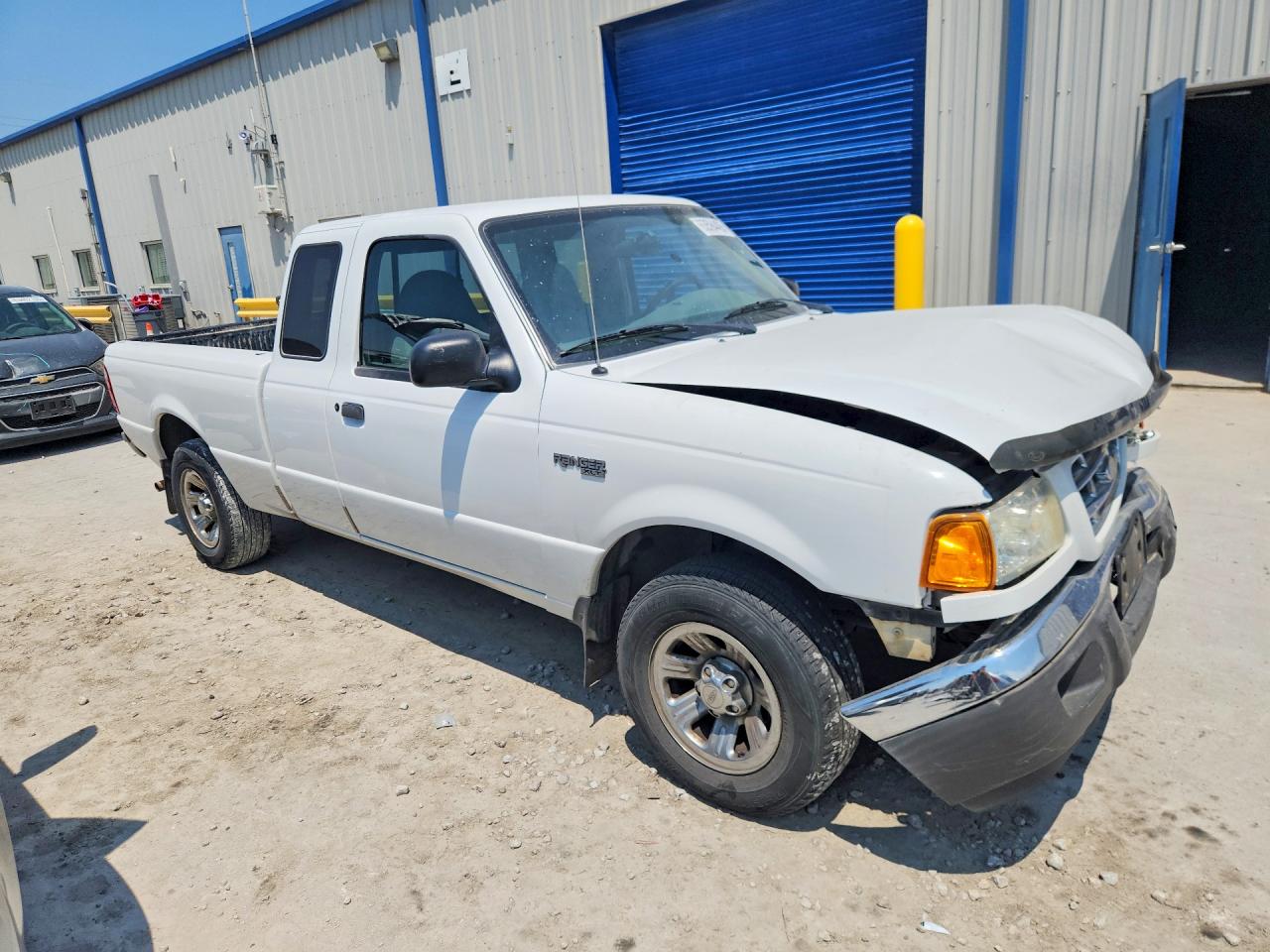 2002 Ford Ranger Super Cab White vin: 1FTYR14U42PA87293