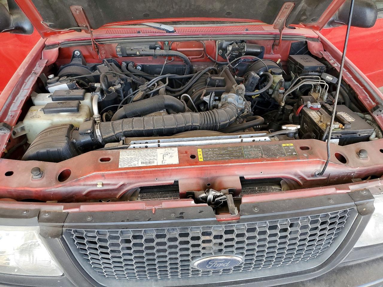 2003 Ford Ranger Super Cab Red vin: 1FTYR14U43PA47426