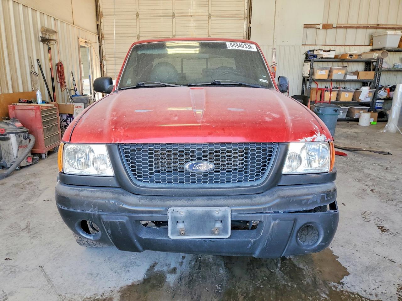 2003 Ford Ranger Super Cab Red vin: 1FTYR14U43PA47426