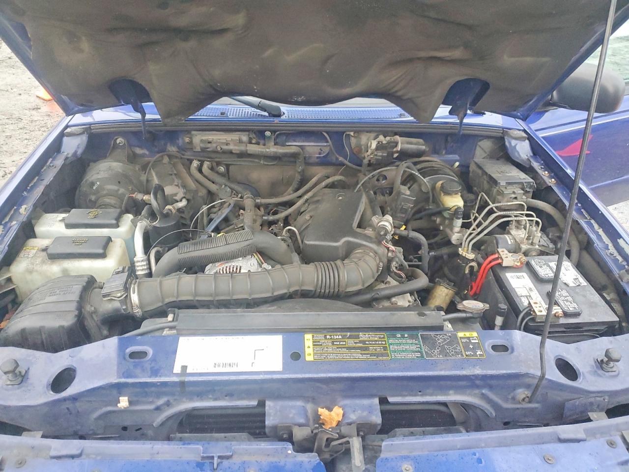 2003 Ford Ranger Super Cab Blue vin: 1FTYR14U43PB76511