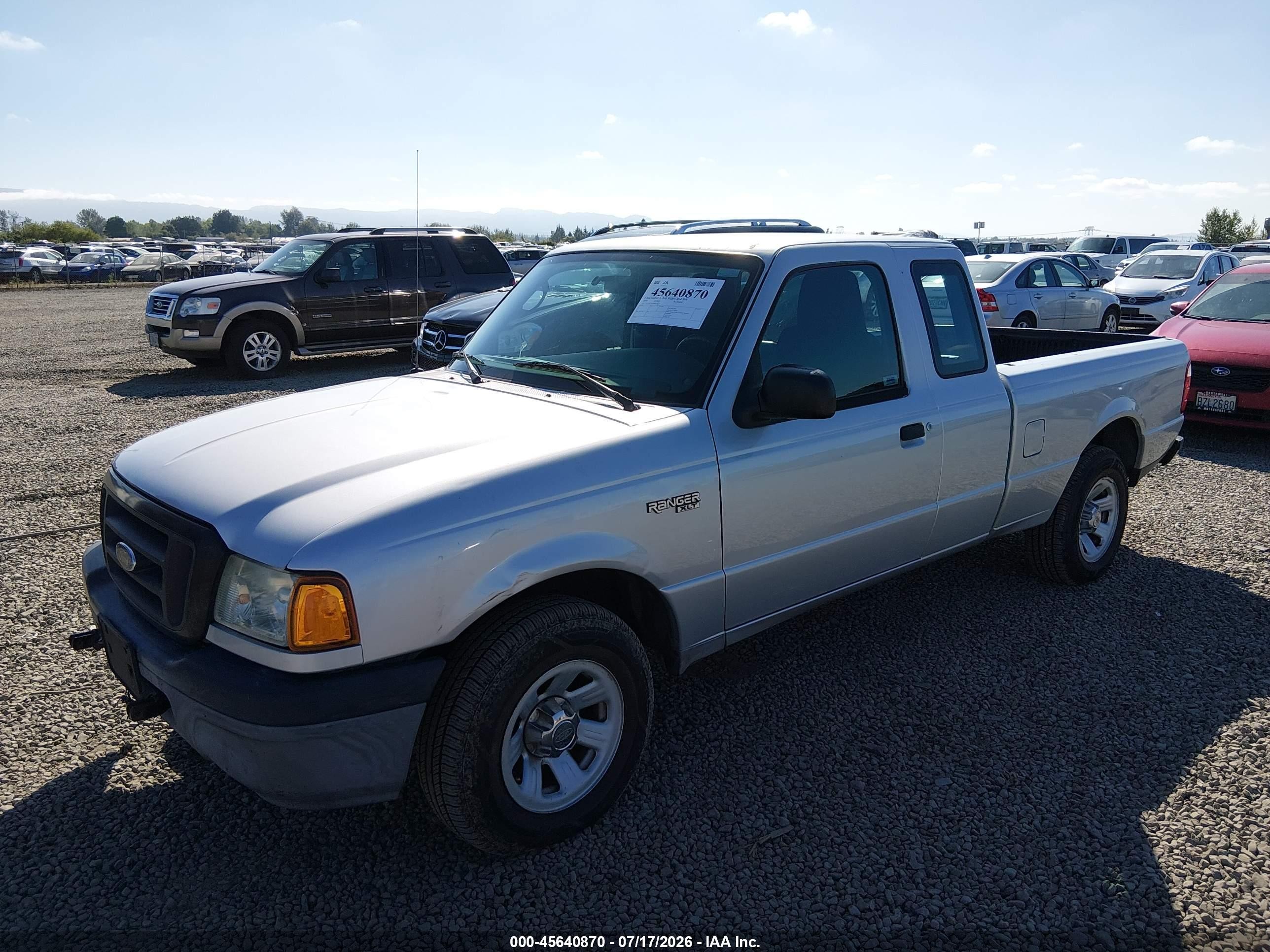 2004 Ford Ranger Edge/tremor/xl/xlt Silver vin: 1FTYR14U44PA10233