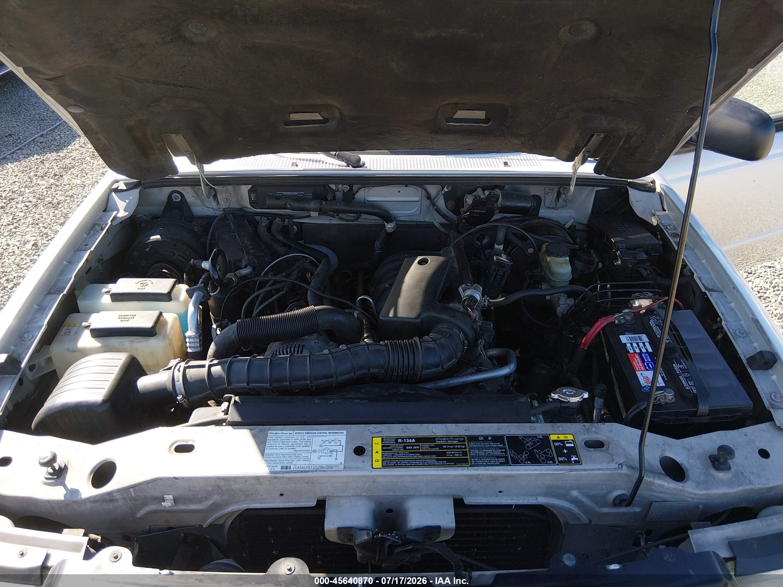 2004 Ford Ranger Edge/tremor/xl/xlt Silver vin: 1FTYR14U44PA10233