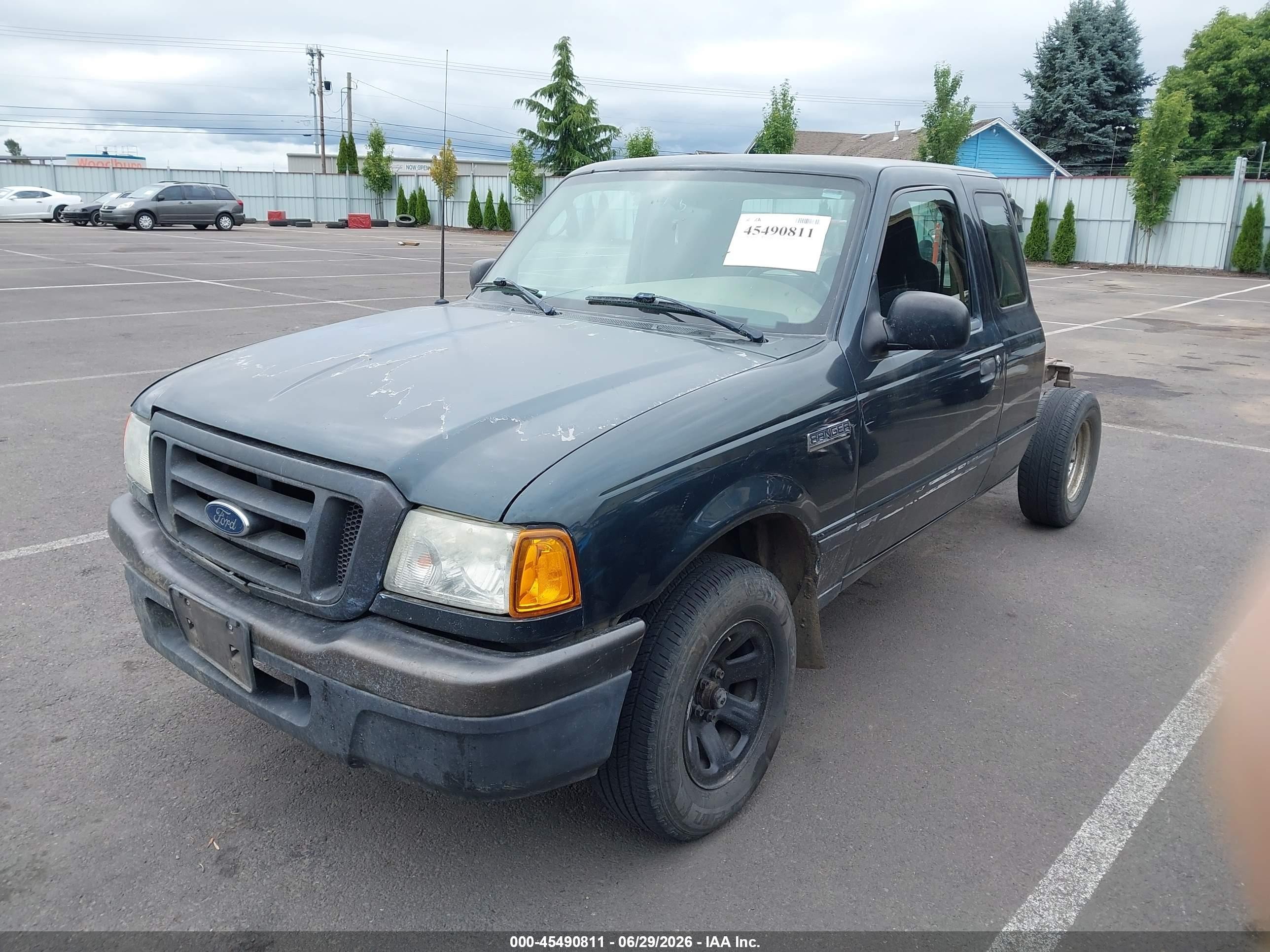 2004 Ford Ranger Edge/tremor/xl/xlt Black vin: 1FTYR14U44PA48626