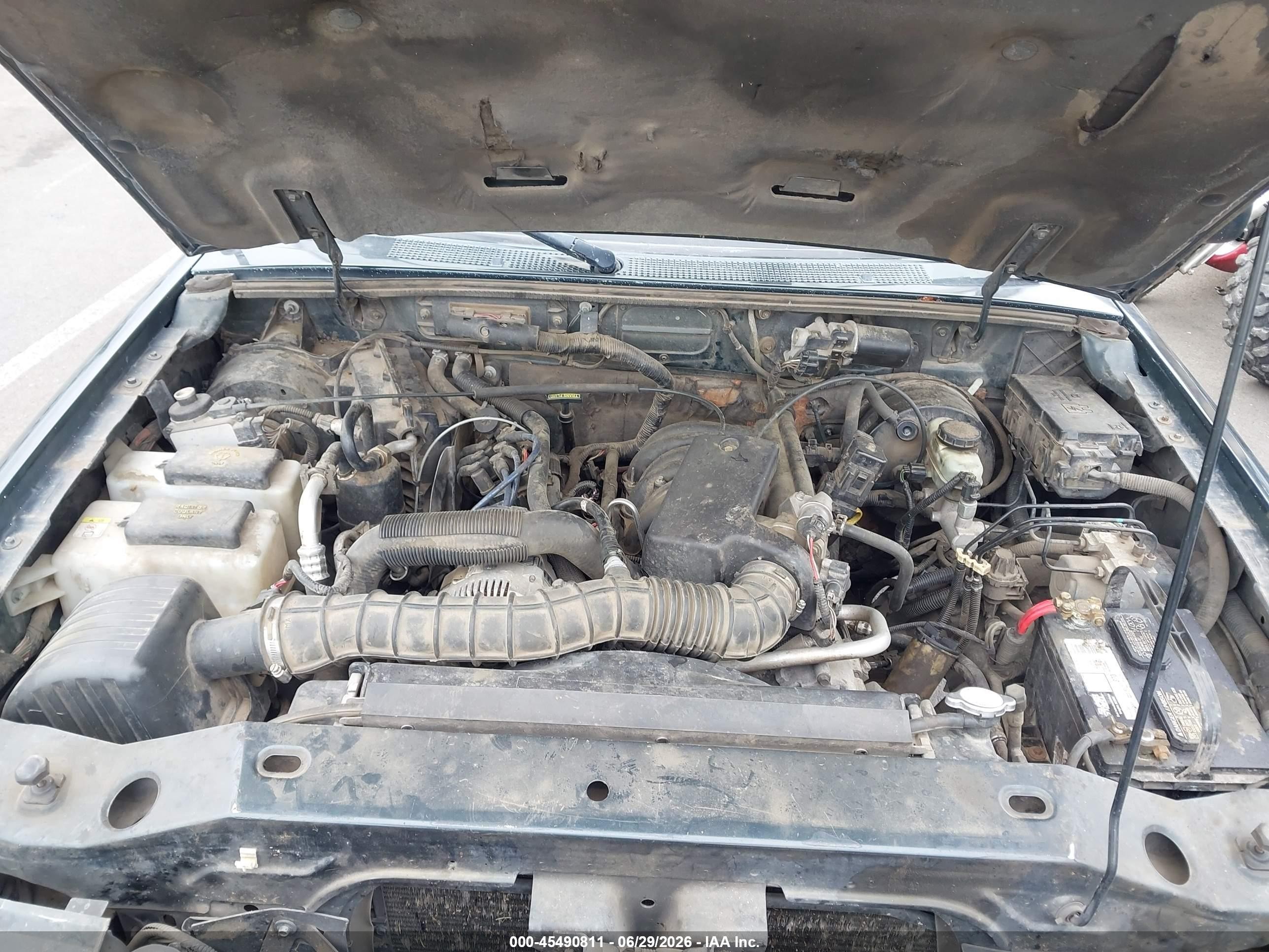 2004 Ford Ranger Edge/tremor/xl/xlt Black vin: 1FTYR14U44PA48626