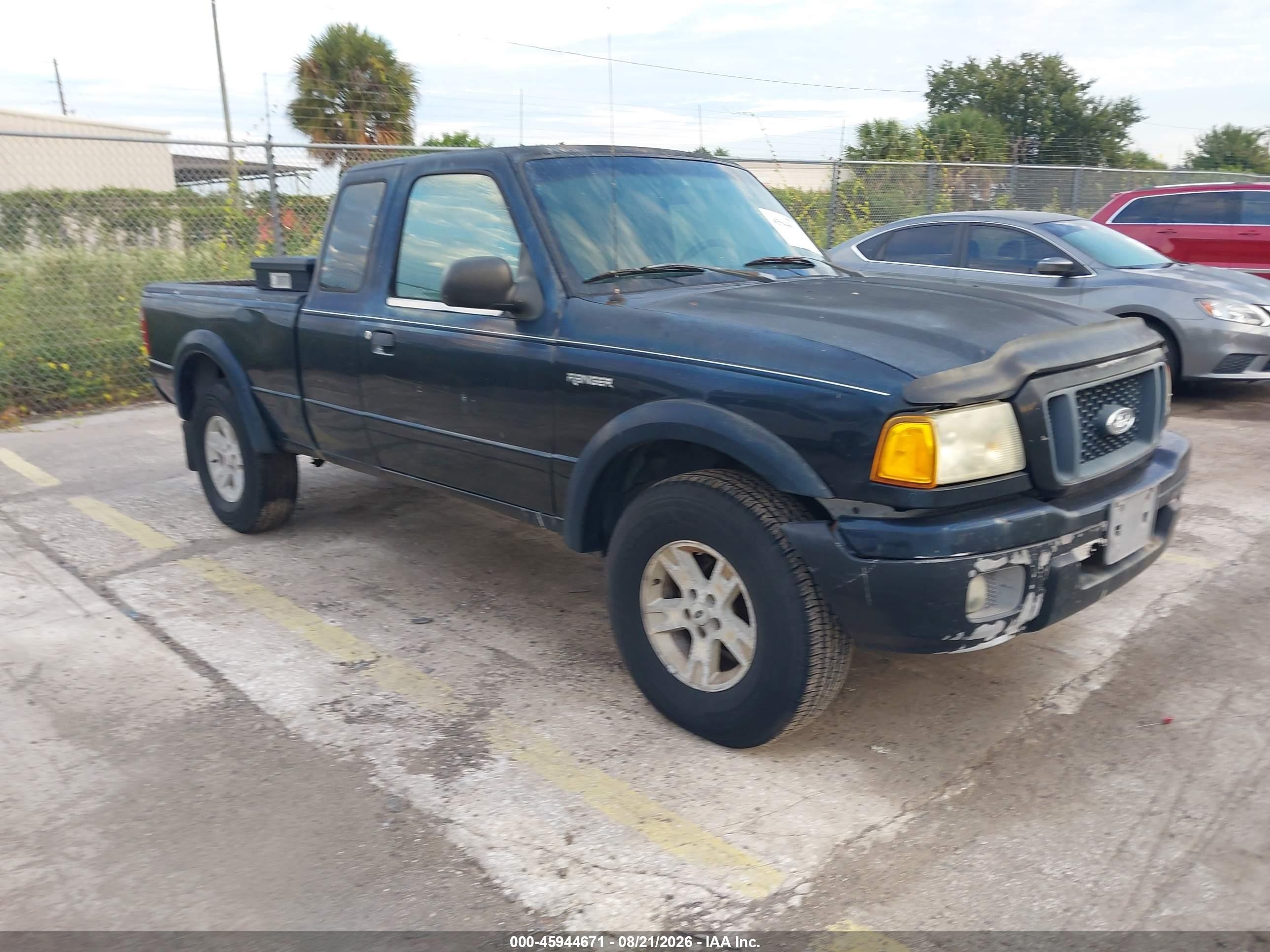 2005 Ford Ranger Edge/stx/xl/xlt Black vin: 1FTYR14U45PA79165