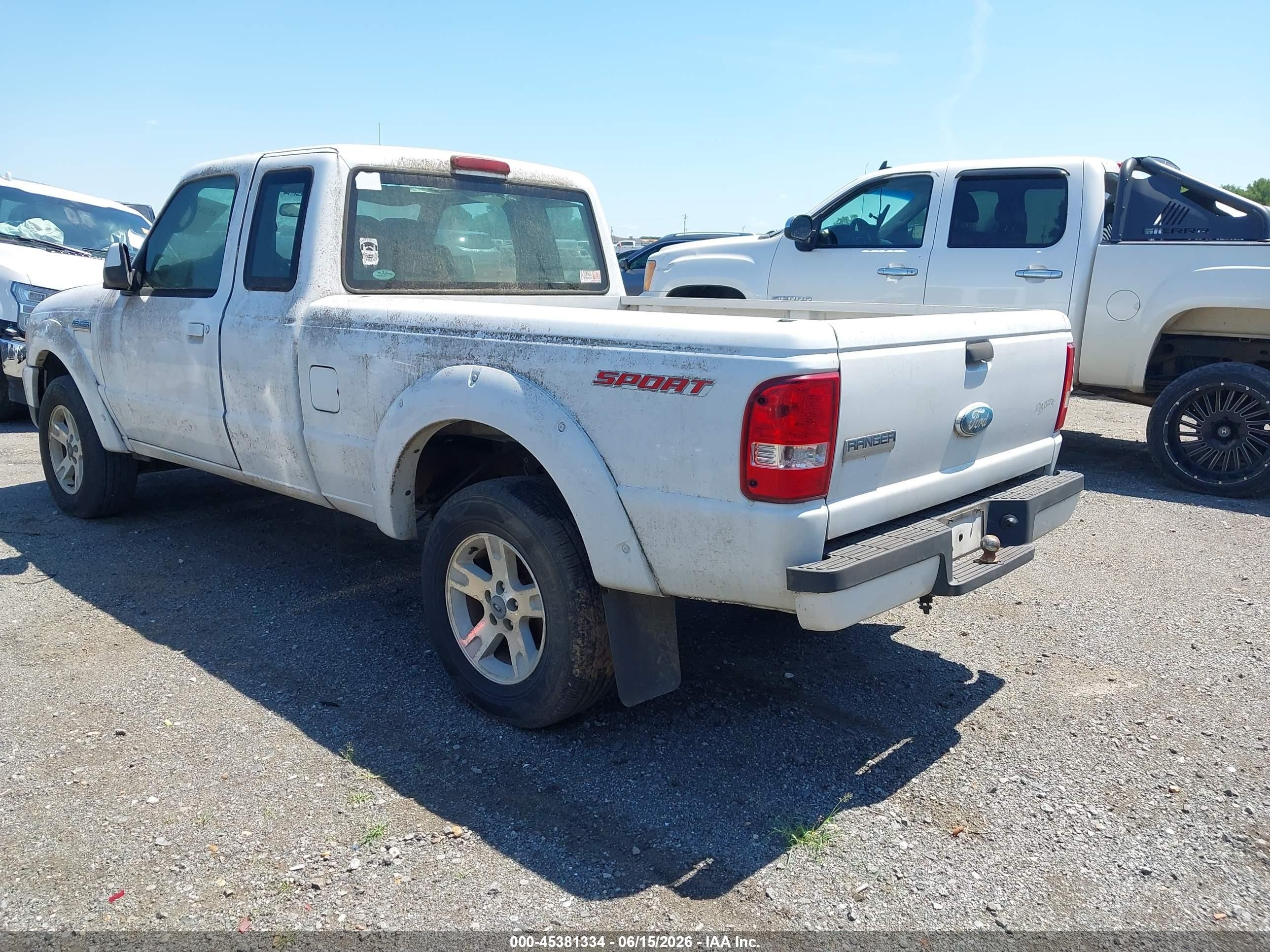 2006 Ford Ranger Sport/stx/xl/xlt White vin: 1FTYR14U46PA60987