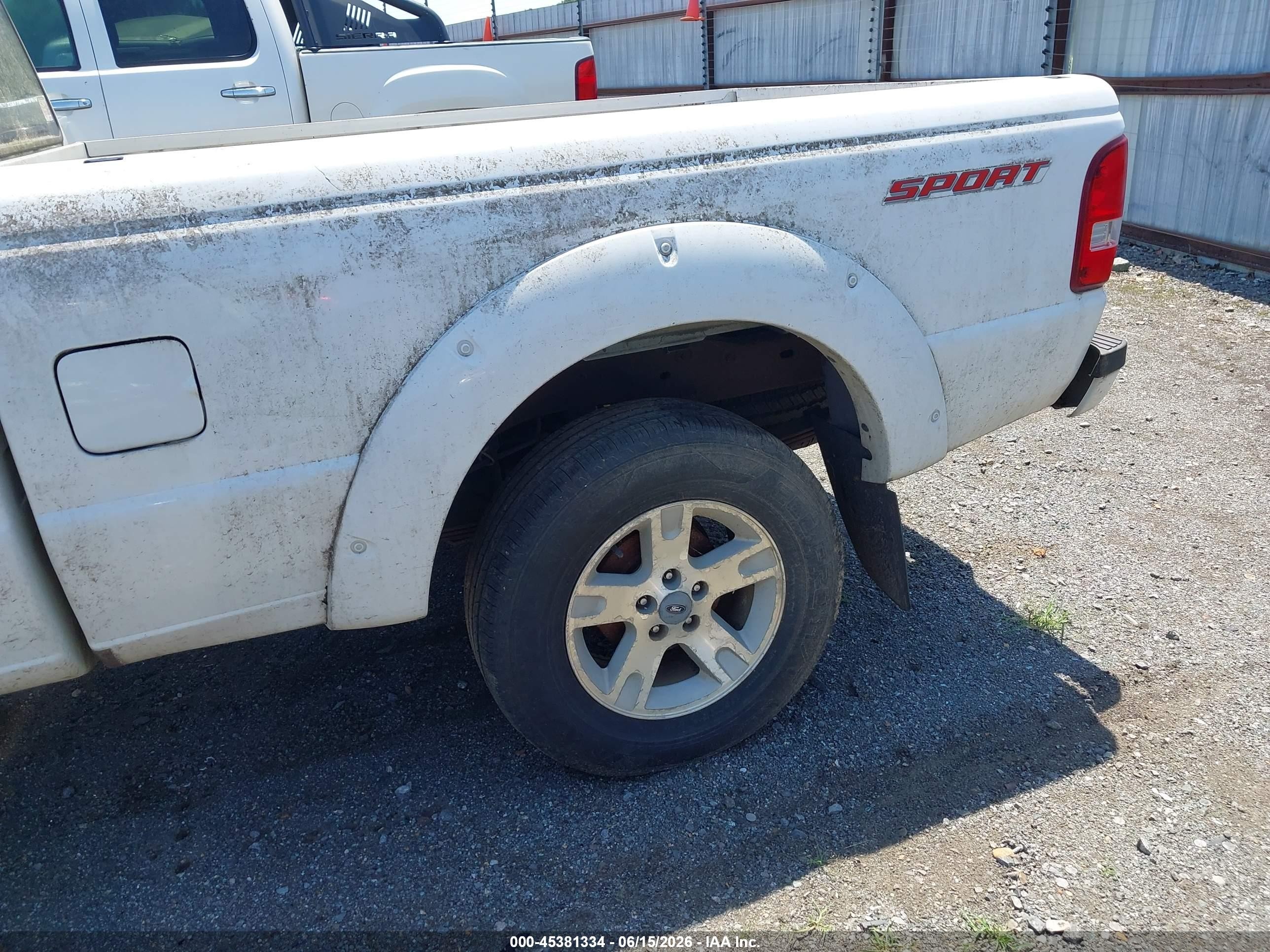 2006 Ford Ranger Sport/stx/xl/xlt White vin: 1FTYR14U46PA60987