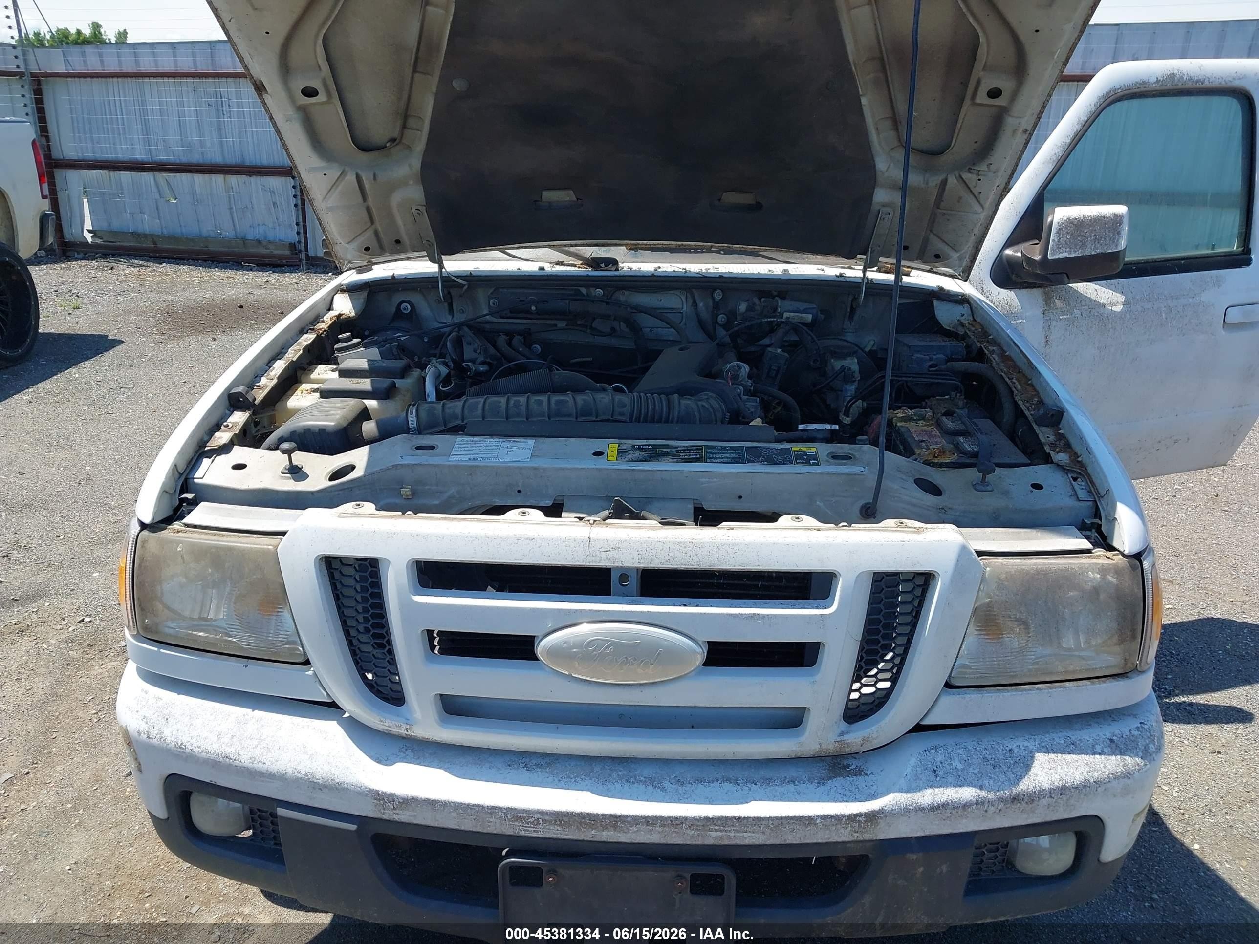 2006 Ford Ranger Sport/stx/xl/xlt White vin: 1FTYR14U46PA60987