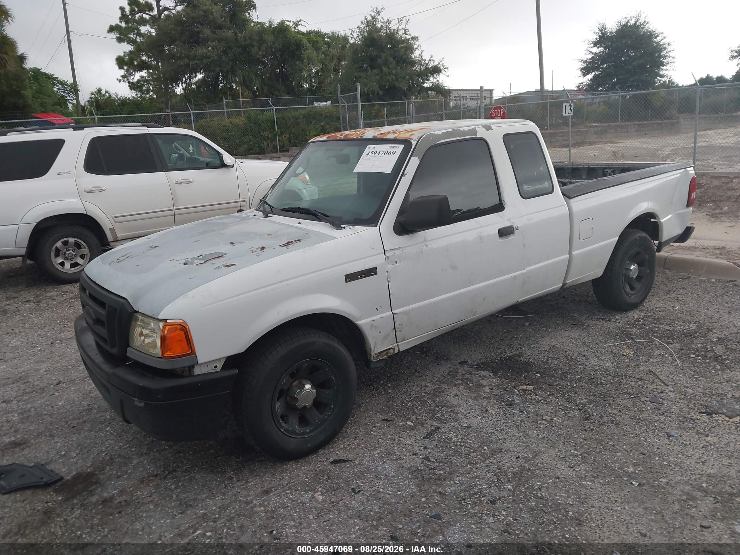 2007 Ford Ranger Sport/stx/xl/xlt White vin: 1FTYR14U47PA26694