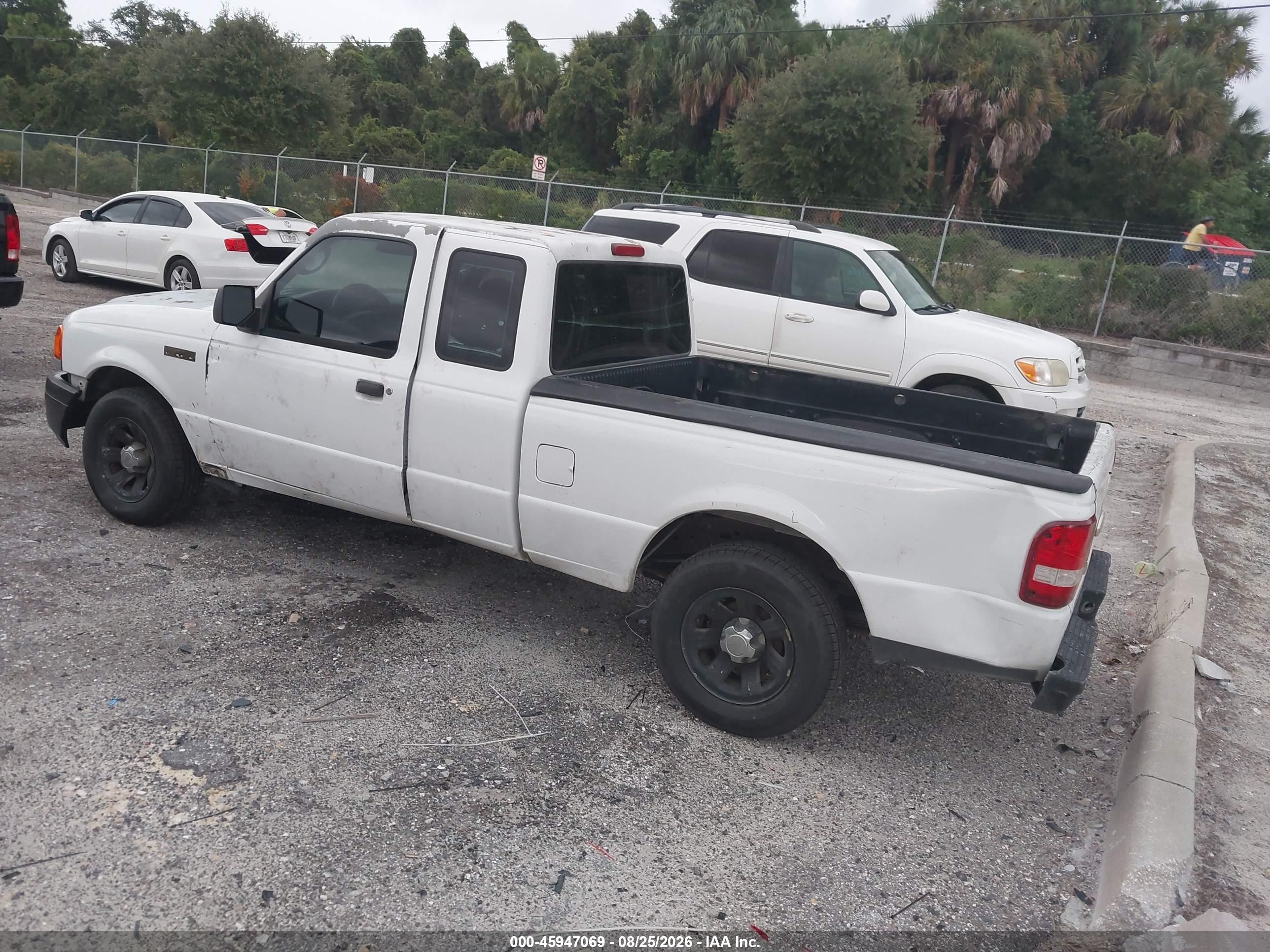2007 Ford Ranger Sport/stx/xl/xlt White vin: 1FTYR14U47PA26694