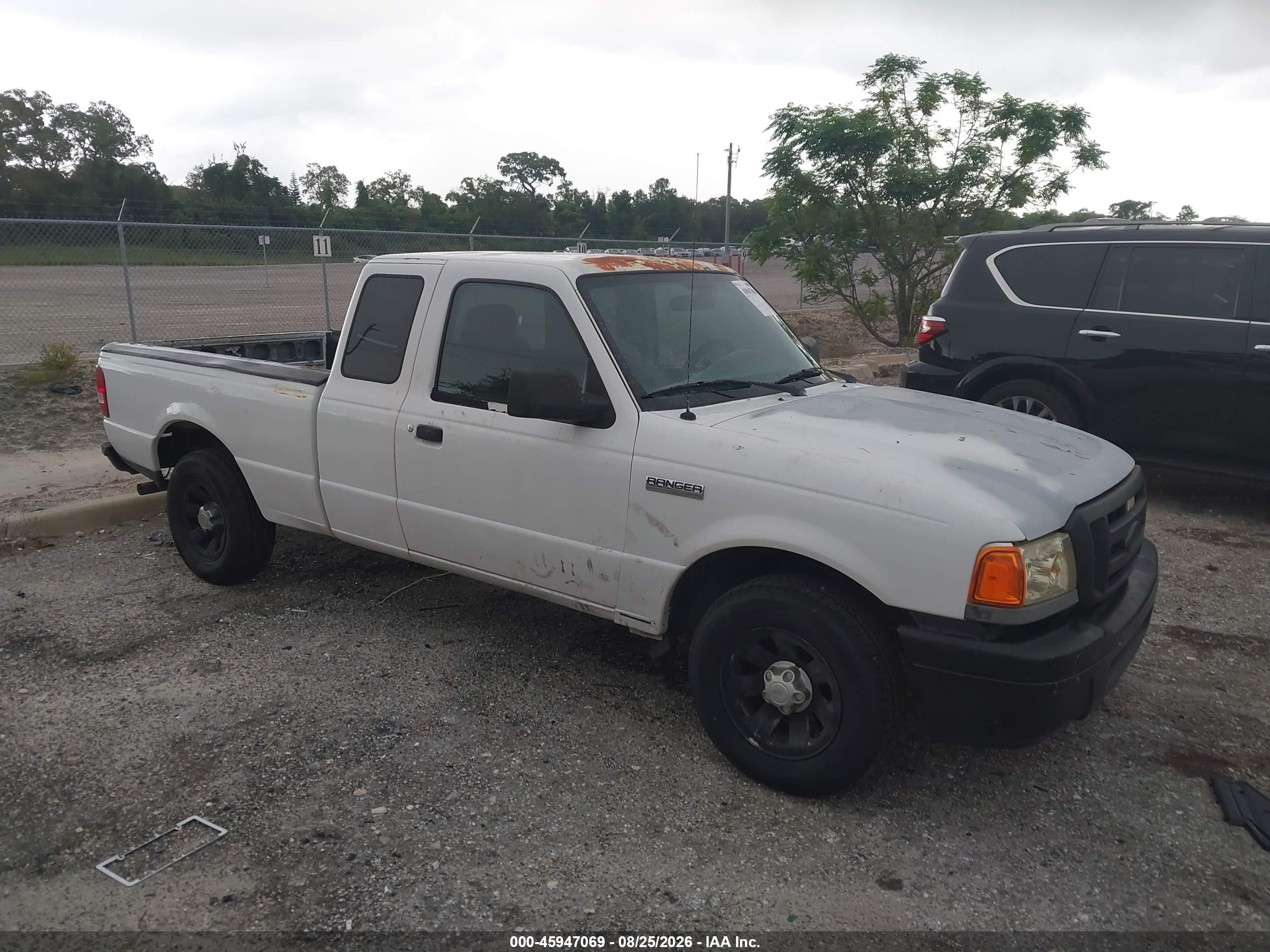 2007 Ford Ranger Sport/stx/xl/xlt White vin: 1FTYR14U47PA26694