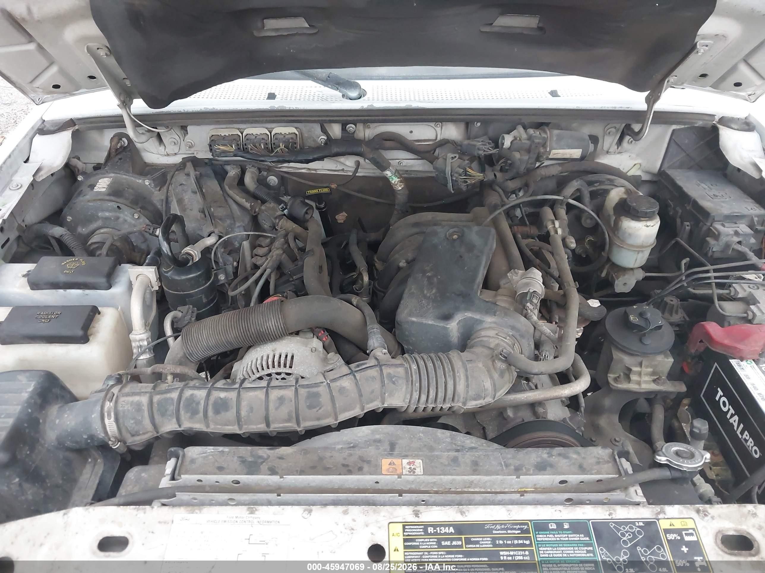 2007 Ford Ranger Sport/stx/xl/xlt White vin: 1FTYR14U47PA26694