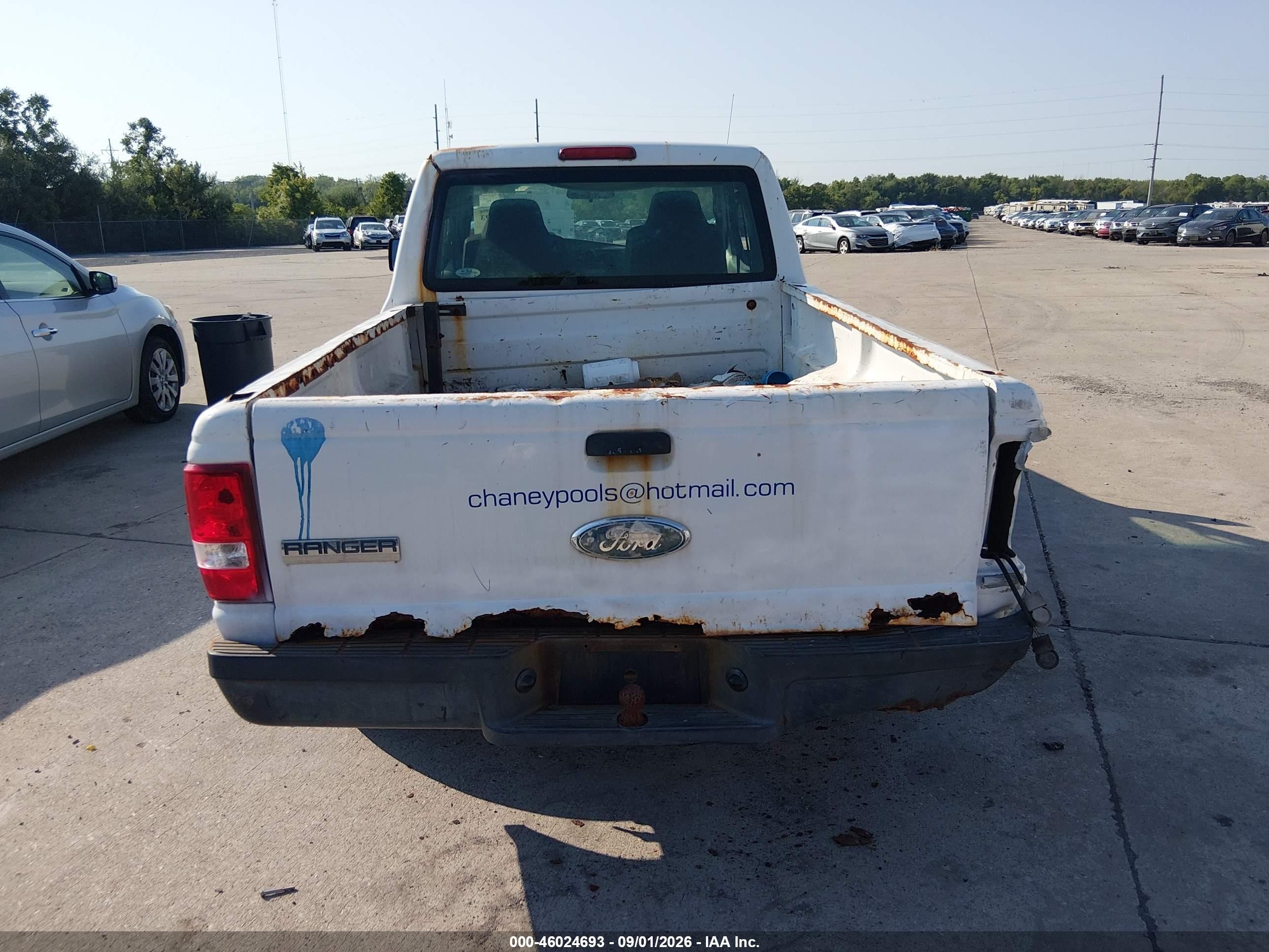 2007 Ford Ranger Sport/stx/xl/xlt White vin: 1FTYR14U47PA47951