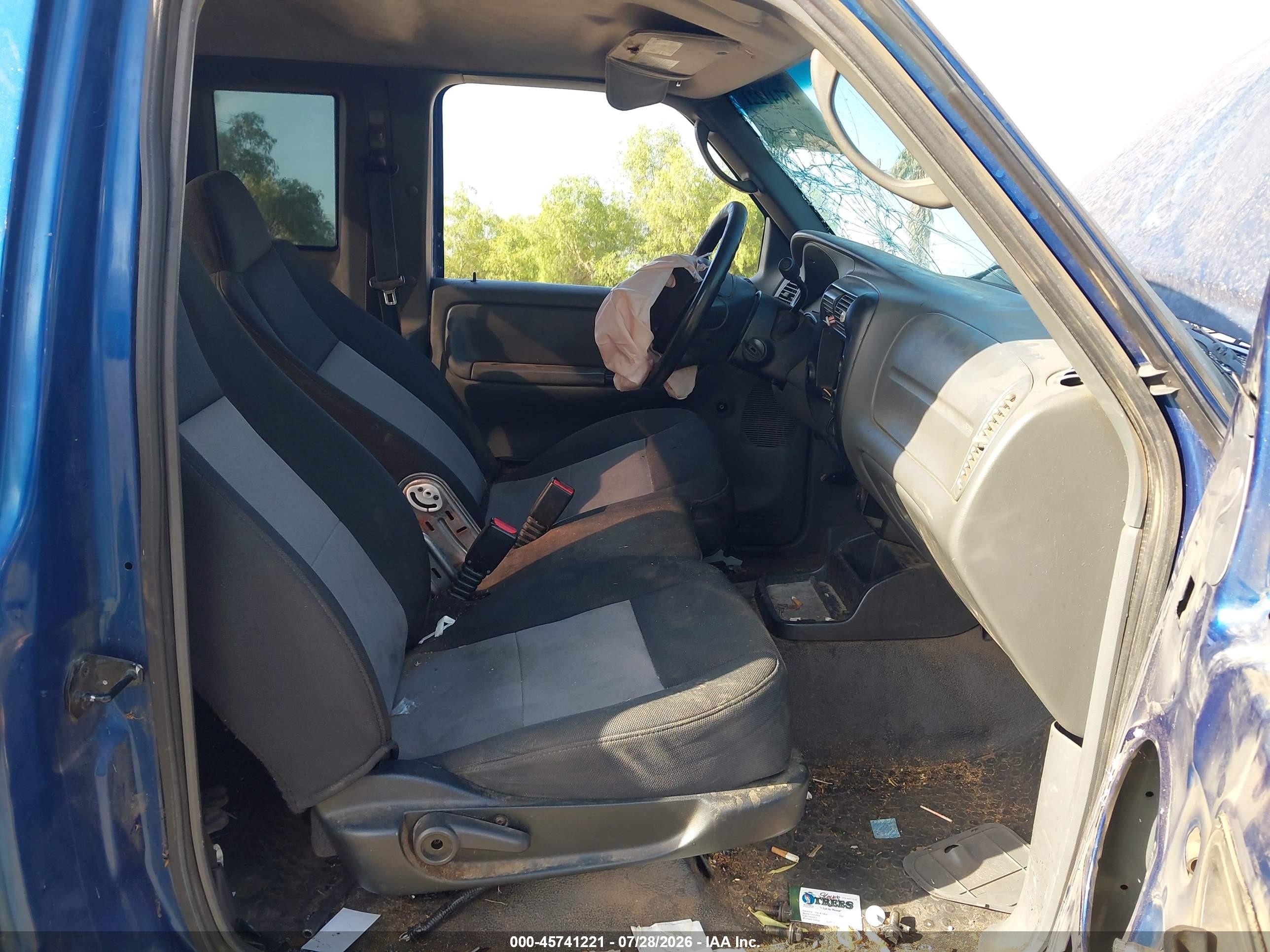 2008 Ford Ranger Sport/xl/xlt Blue vin: 1FTYR14U48PA01909