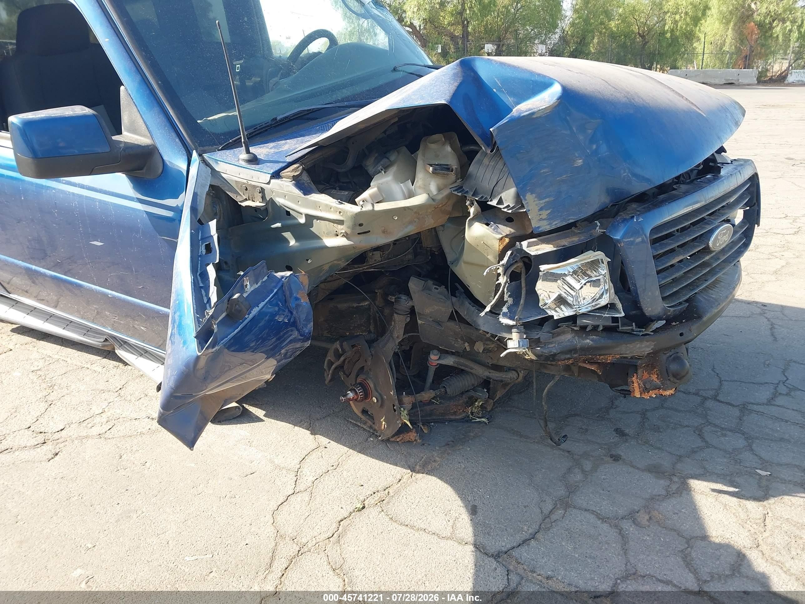 2008 Ford Ranger Sport/xl/xlt Blue vin: 1FTYR14U48PA01909