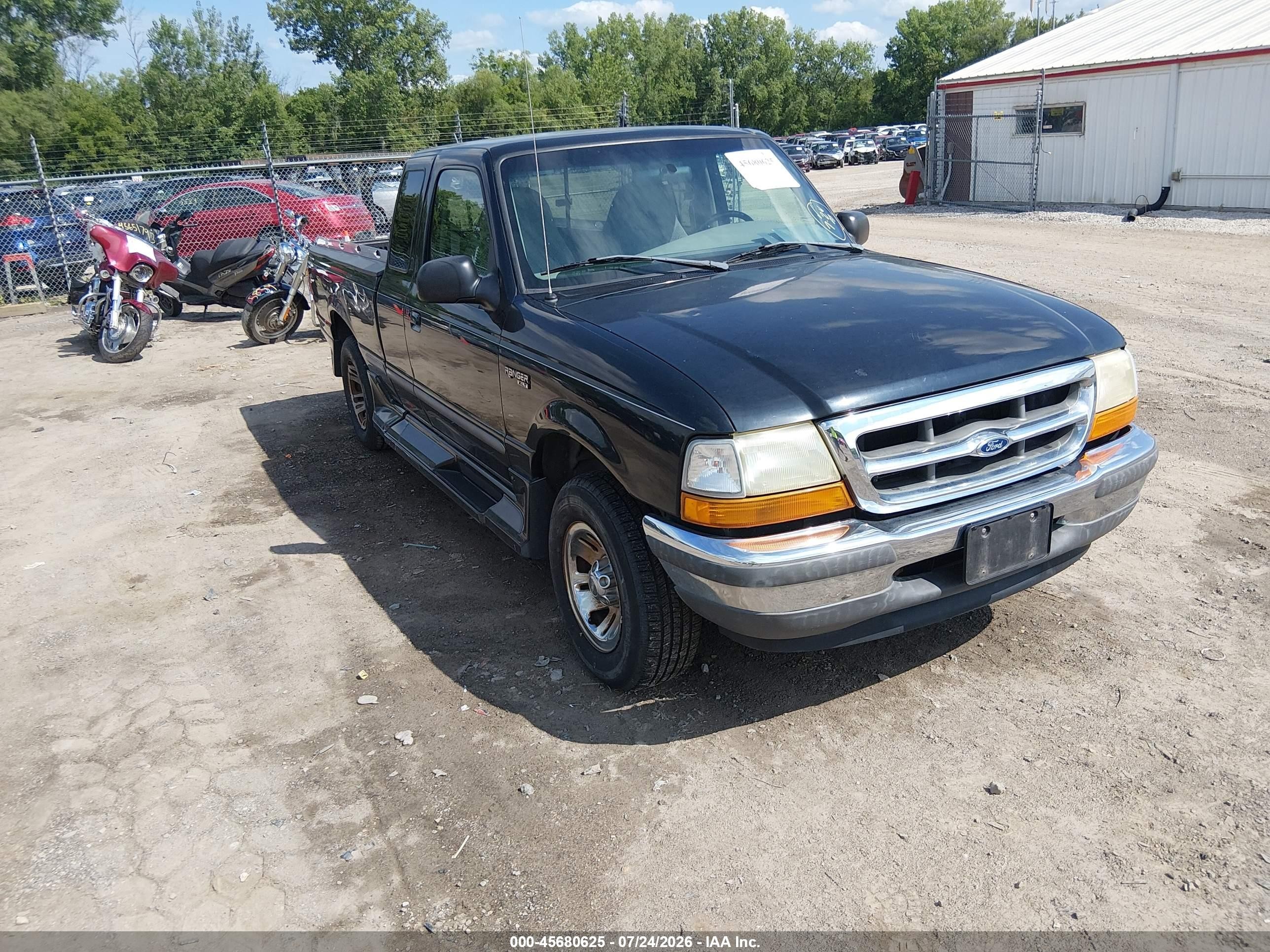 1998 Ford Ranger Splash/xl/xlt Black vin: 1FTYR14U4WPA28461