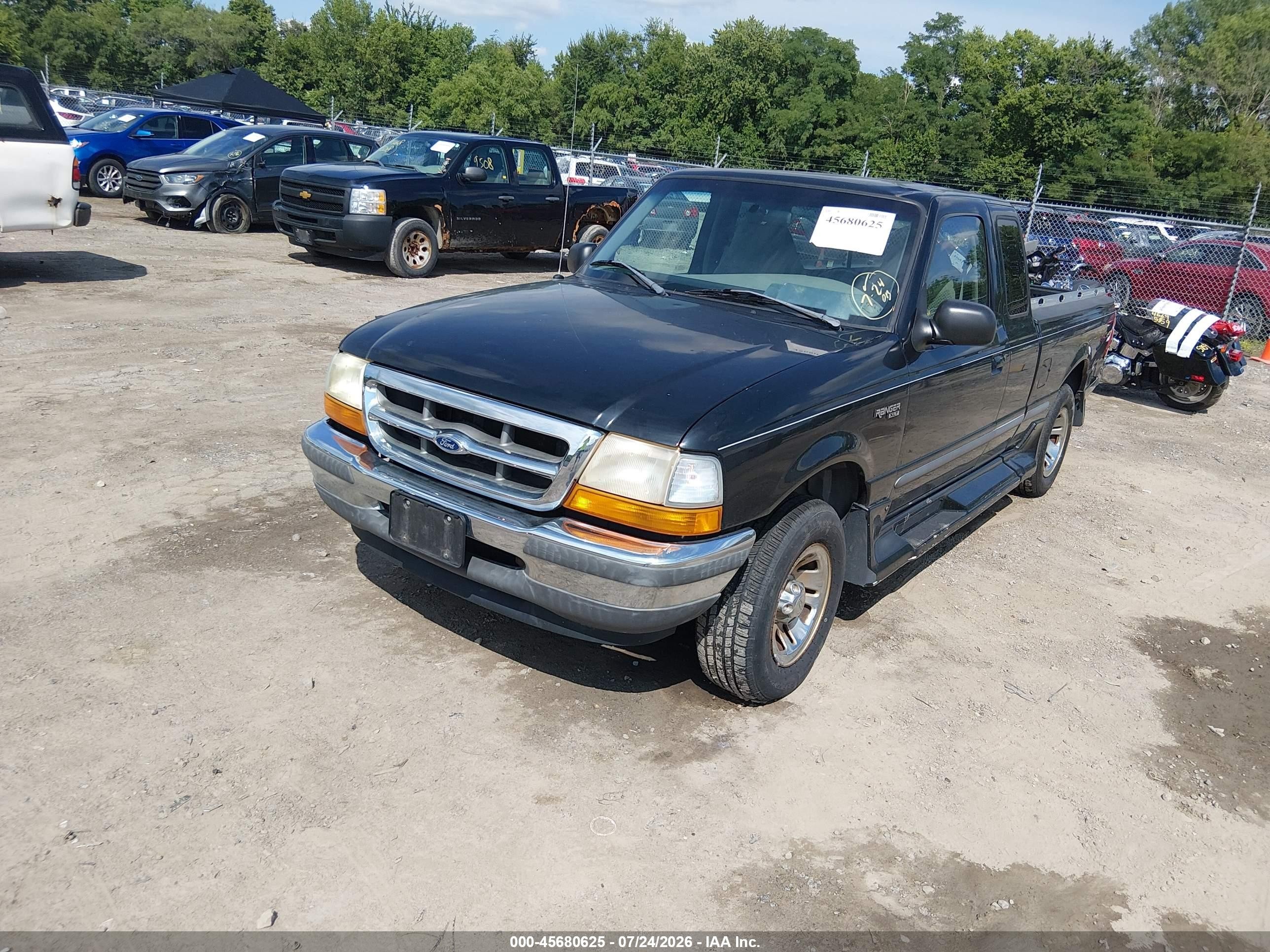 1998 Ford Ranger Splash/xl/xlt Black vin: 1FTYR14U4WPA28461