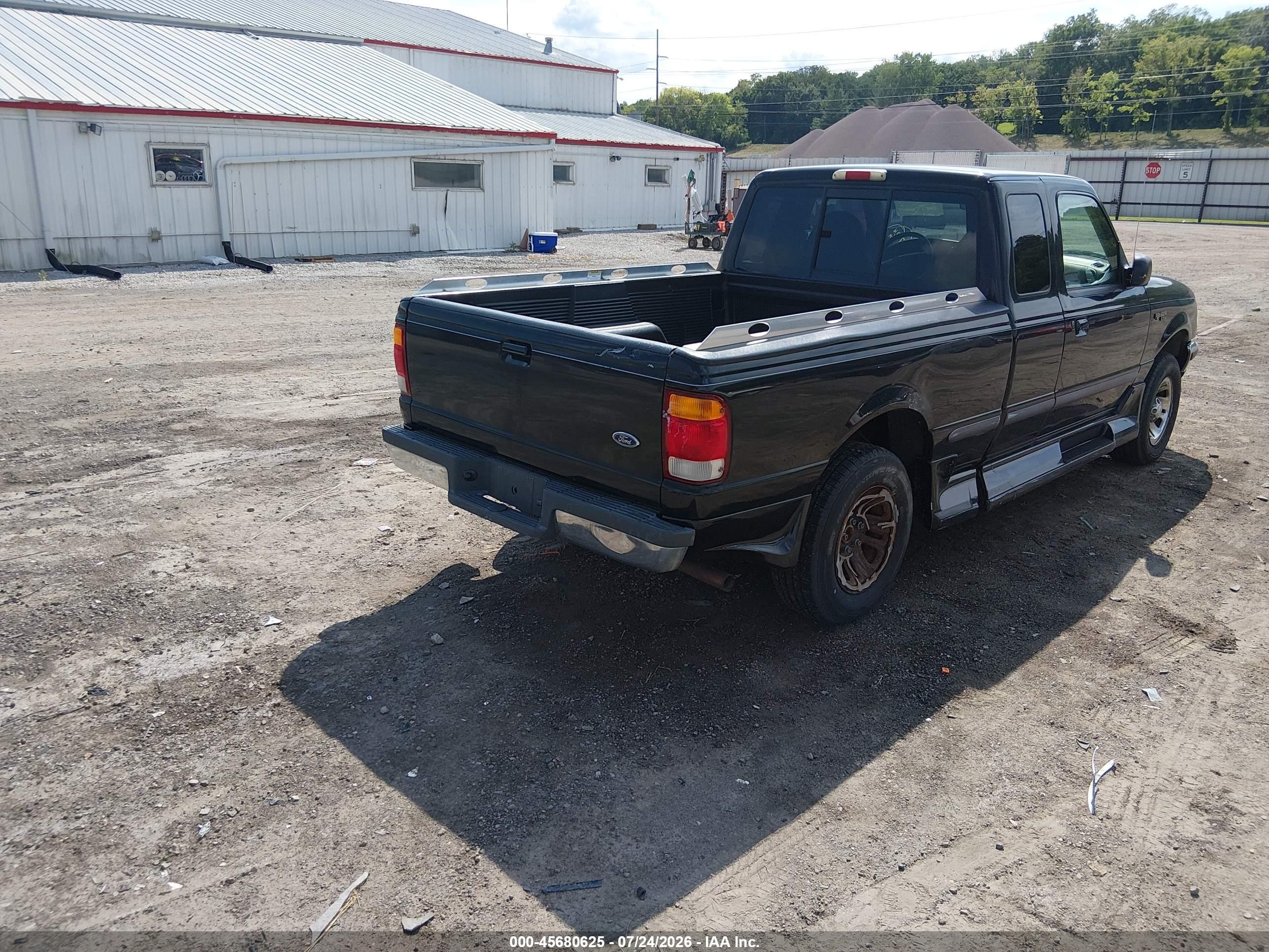 1998 Ford Ranger Splash/xl/xlt Black vin: 1FTYR14U4WPA28461