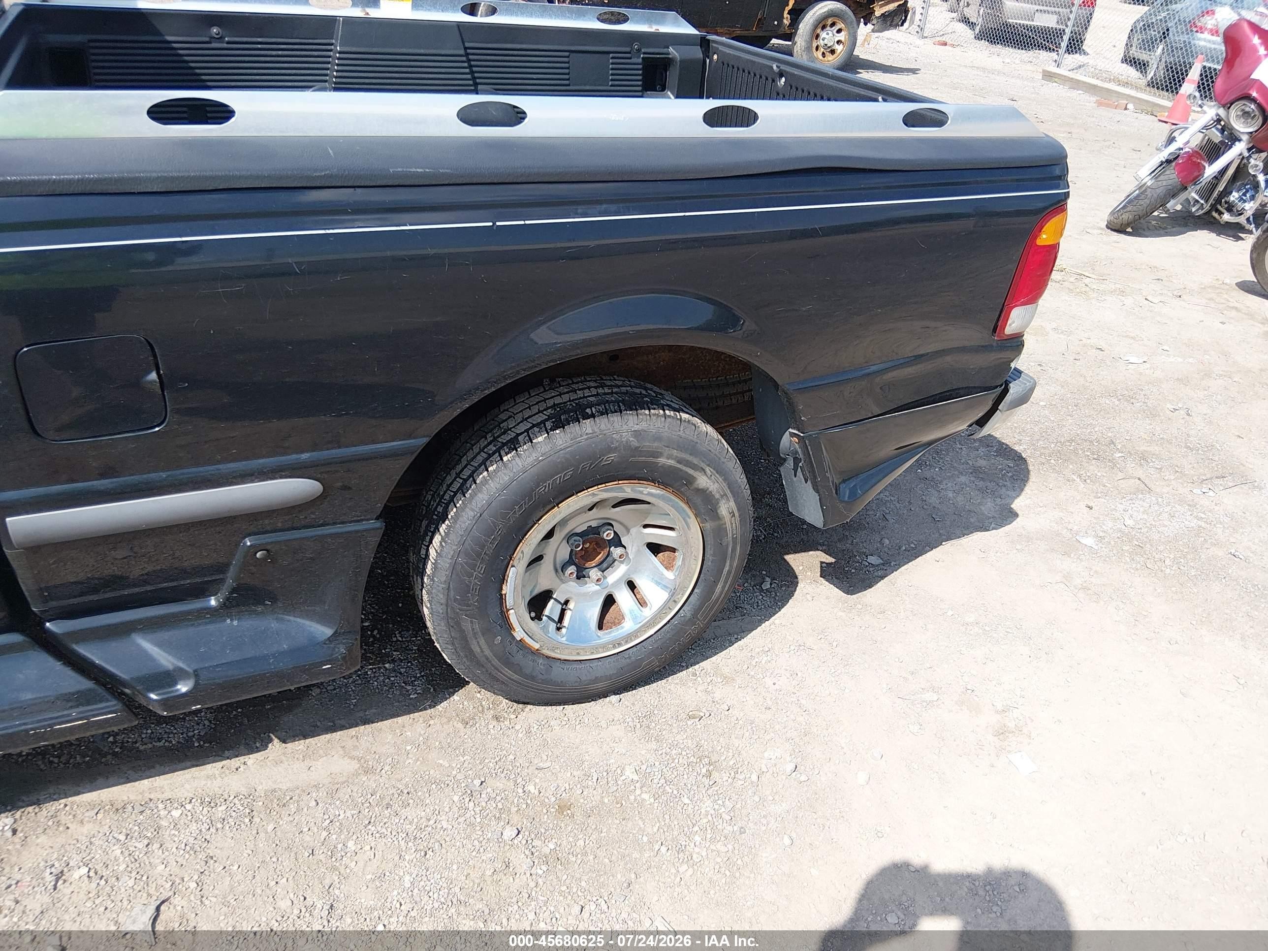 1998 Ford Ranger Splash/xl/xlt Black vin: 1FTYR14U4WPA28461