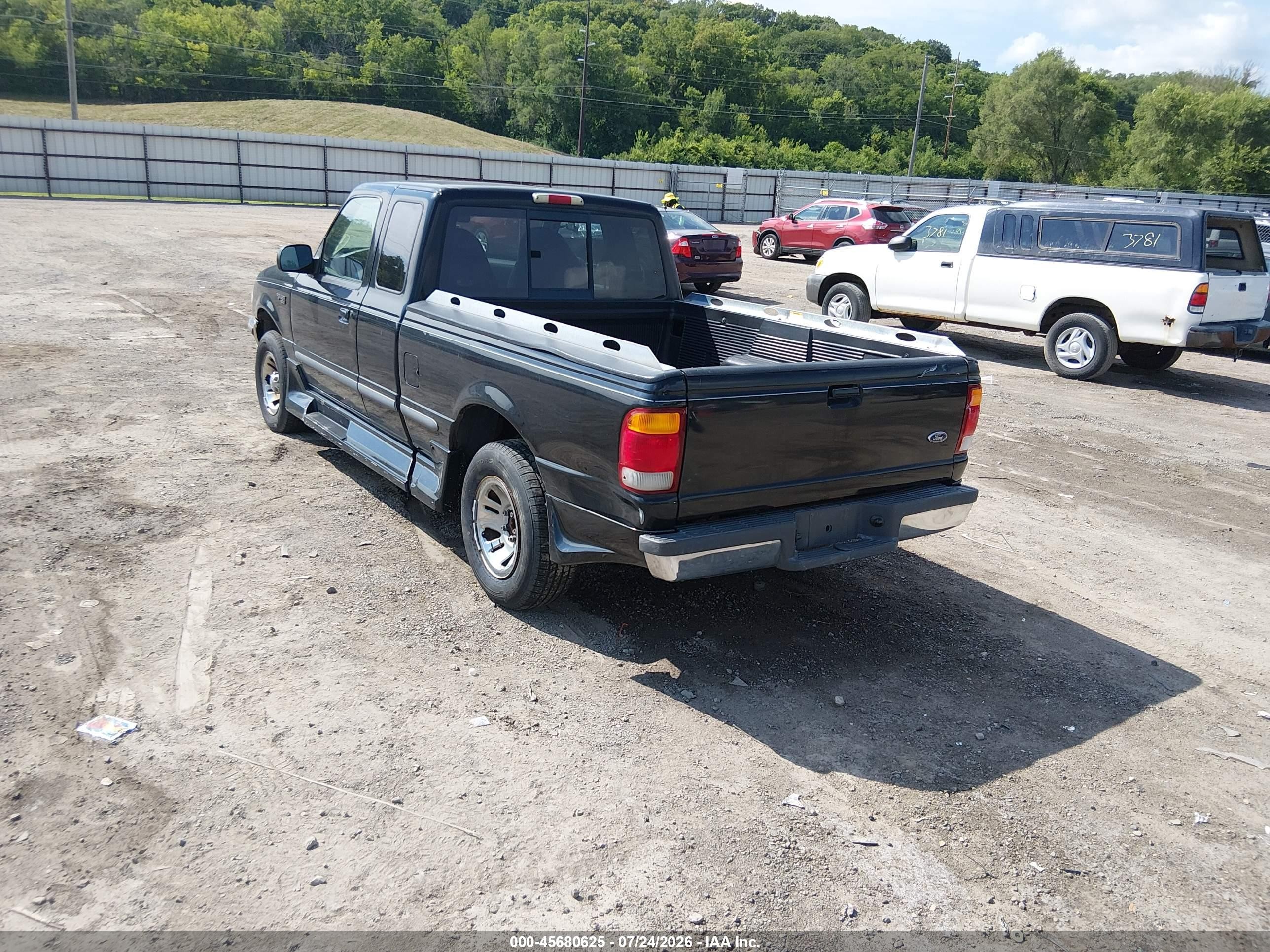 1998 Ford Ranger Splash/xl/xlt Black vin: 1FTYR14U4WPA28461