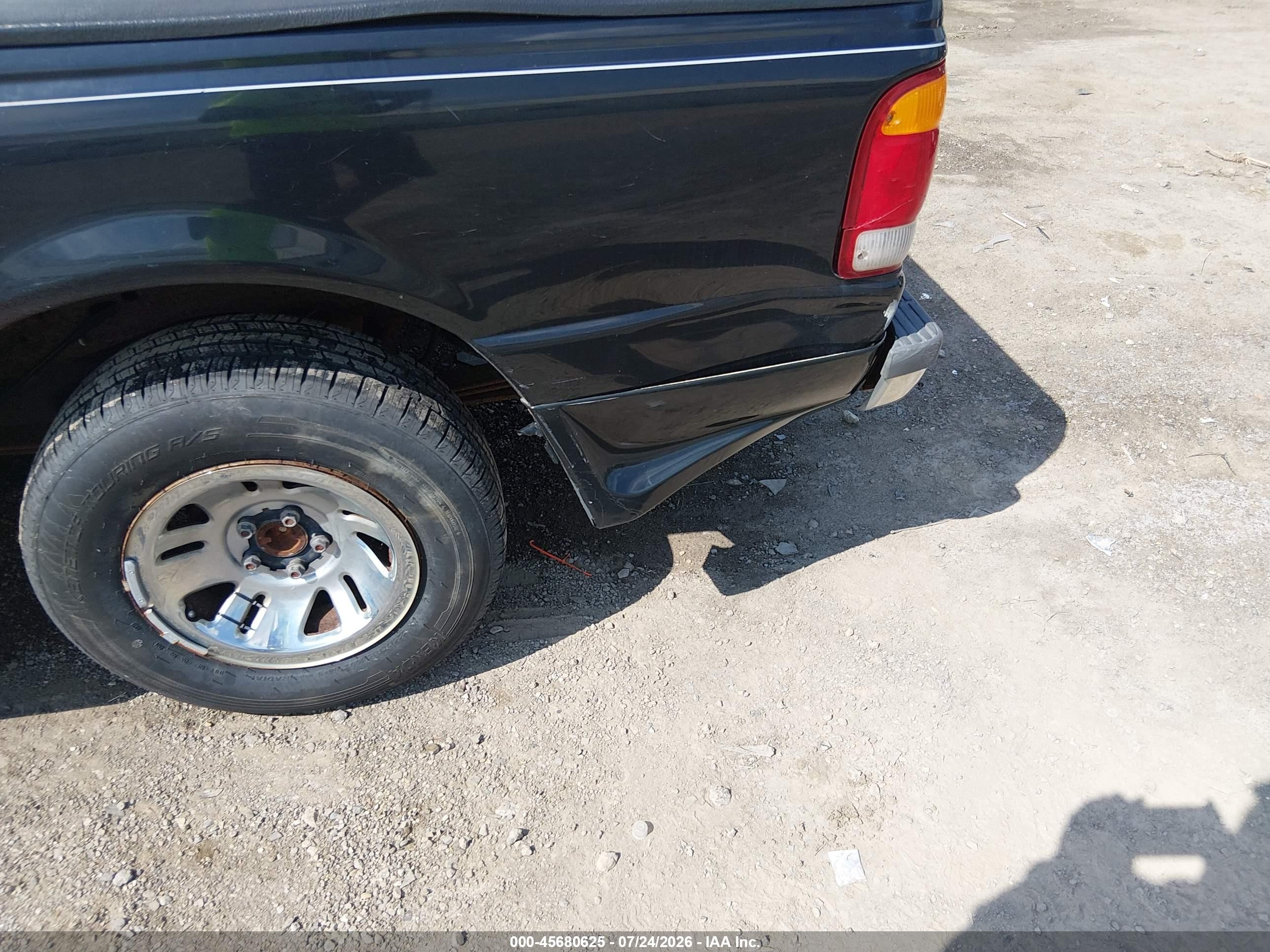 1998 Ford Ranger Splash/xl/xlt Black vin: 1FTYR14U4WPA28461