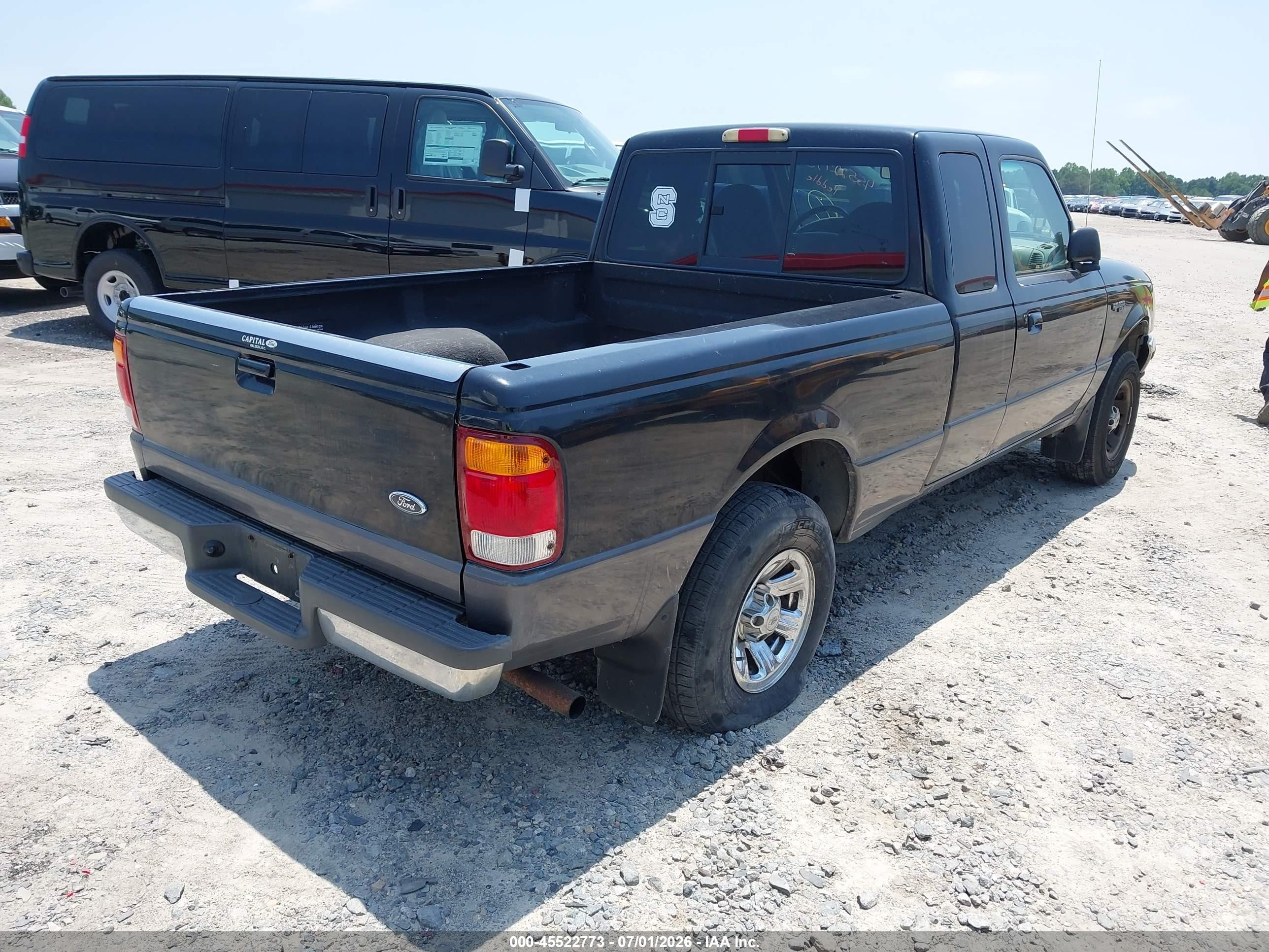 1998 Ford Ranger Splash/xl/xlt Black vin: 1FTYR14U4WTA71379