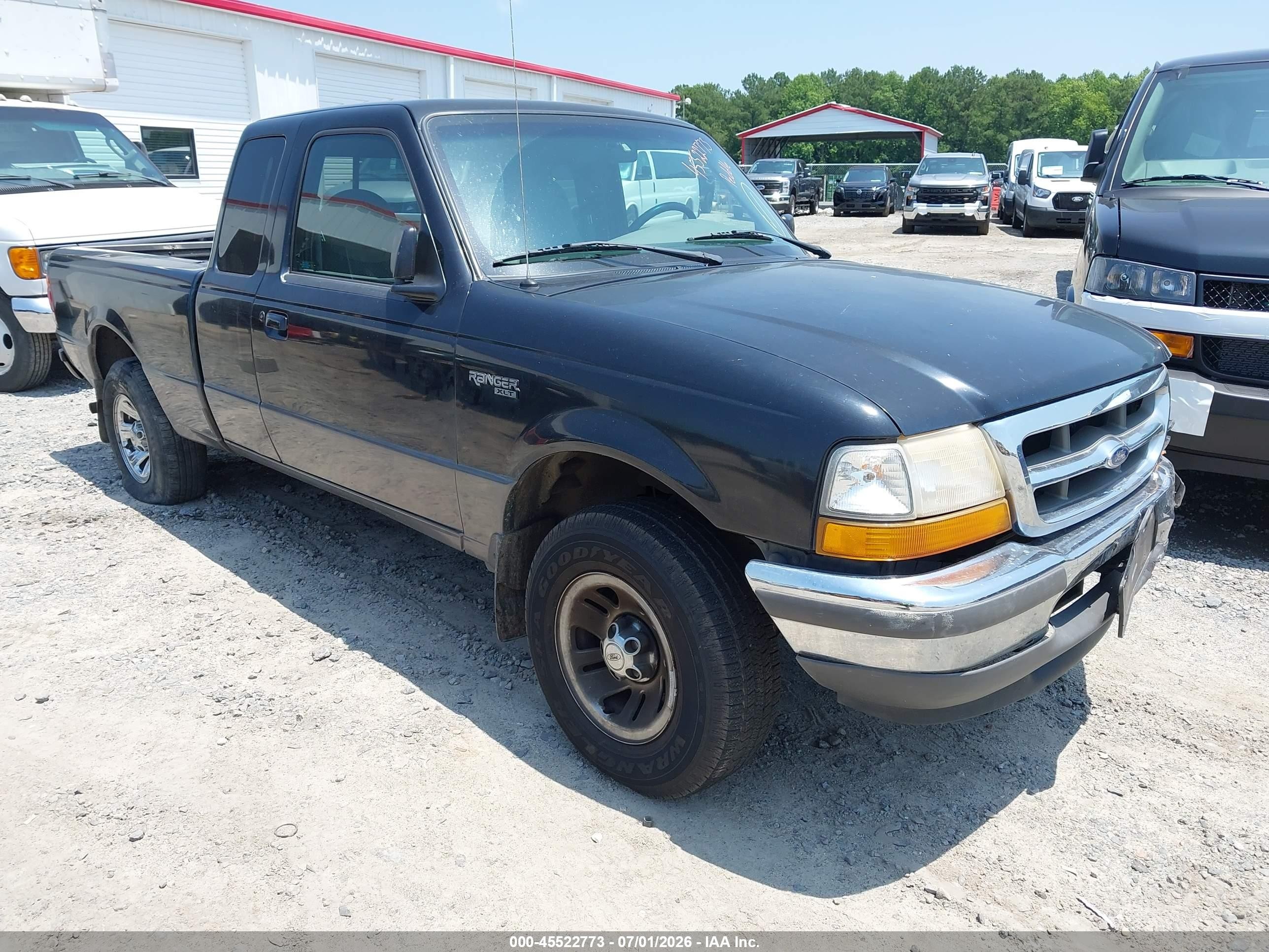 1998 Ford Ranger Splash/xl/xlt Black vin: 1FTYR14U4WTA71379
