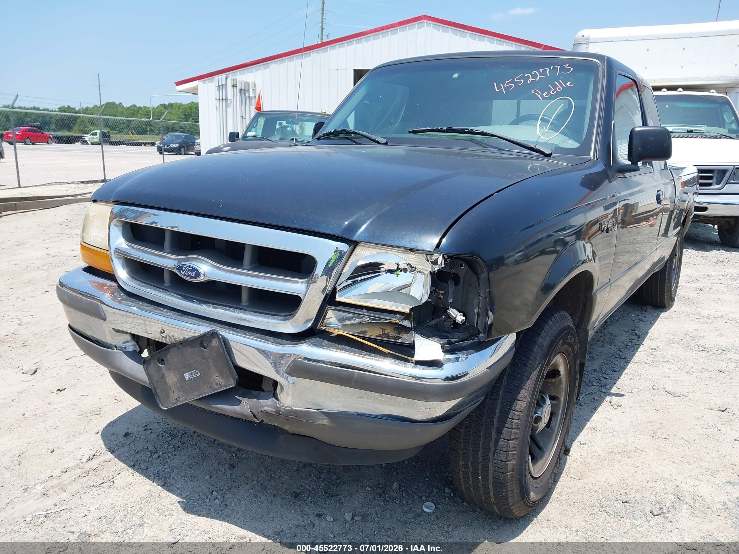 1998 Ford Ranger Splash/xl/xlt Black vin: 1FTYR14U4WTA71379