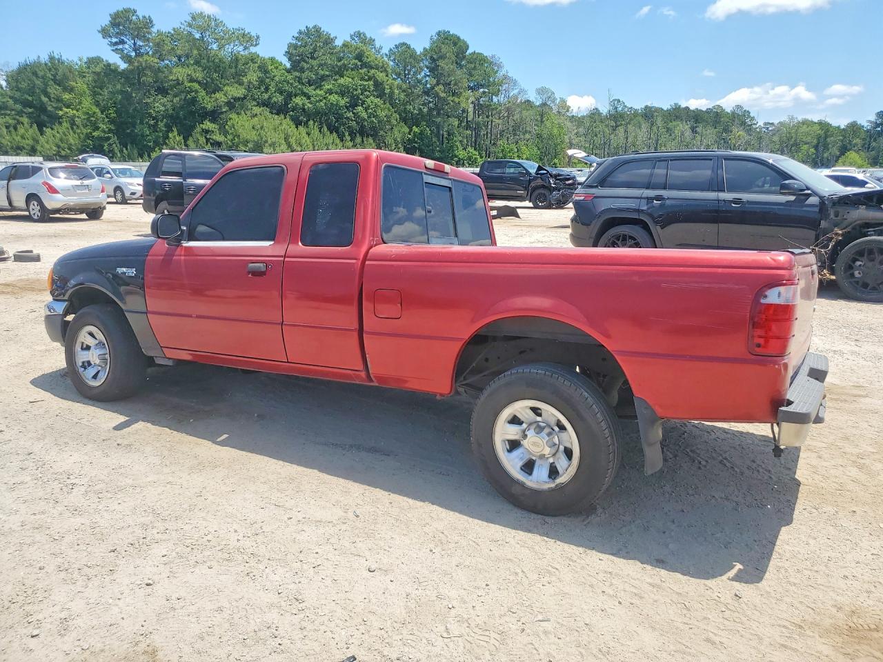 2001 Ford Ranger Super Cab Burgundy vin: 1FTYR14U51PA05781
