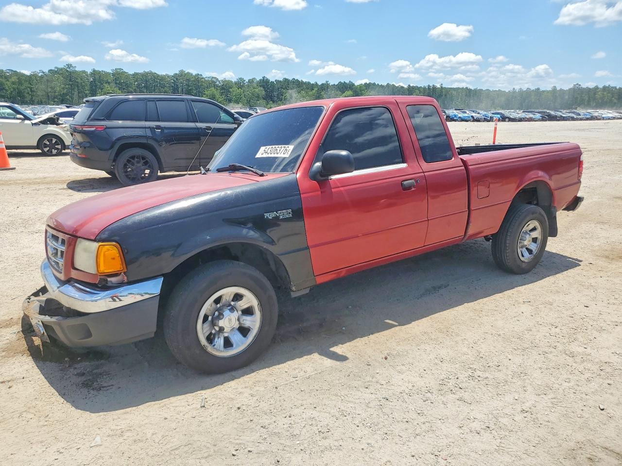 2001 Ford Ranger Super Cab Burgundy vin: 1FTYR14U51PA05781