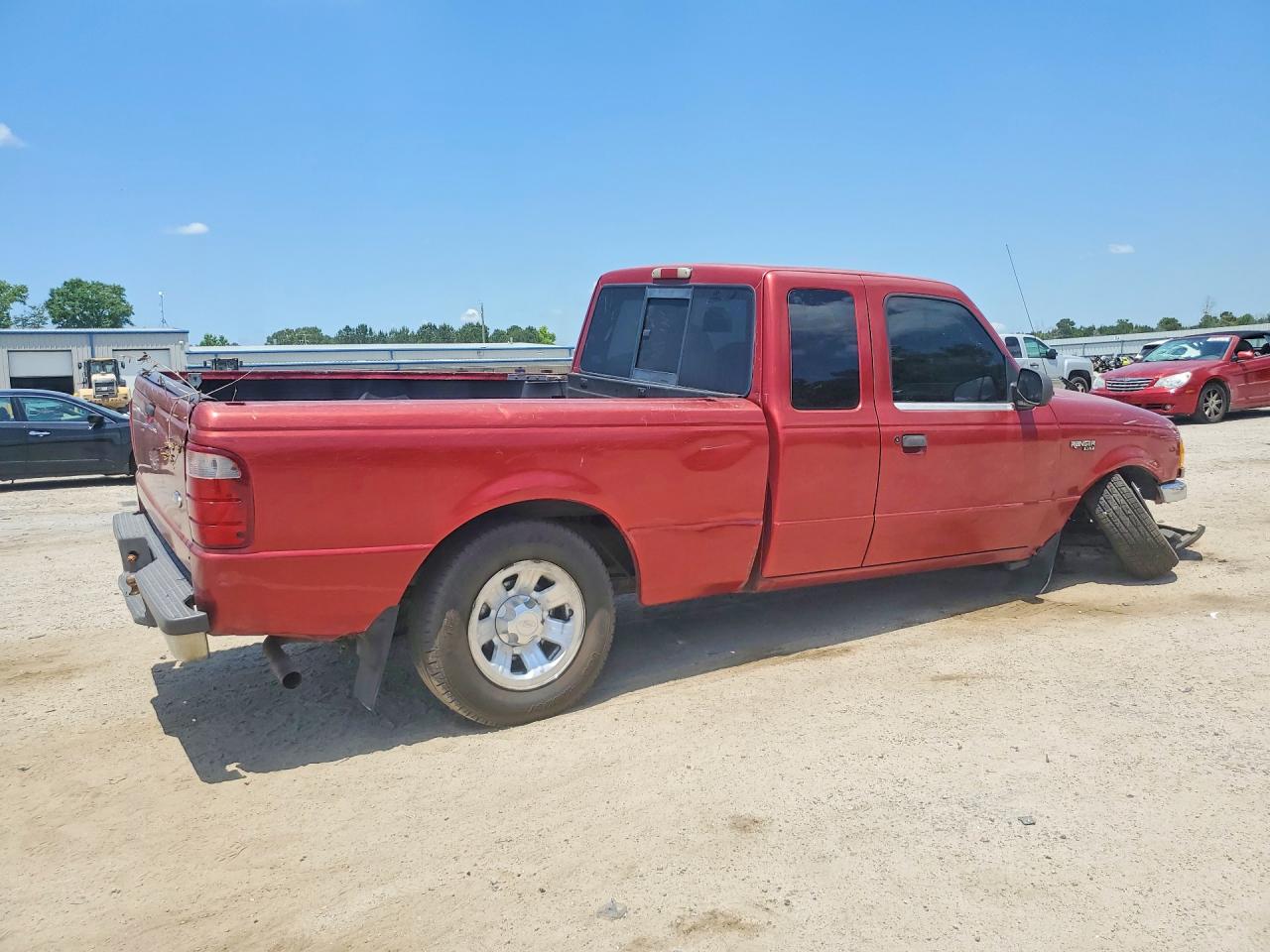 2001 Ford Ranger Super Cab Burgundy vin: 1FTYR14U51PA05781