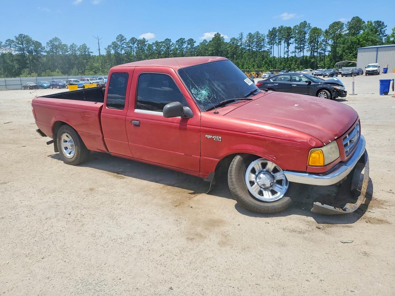 2001 Ford Ranger Super Cab Burgundy vin: 1FTYR14U51PA05781